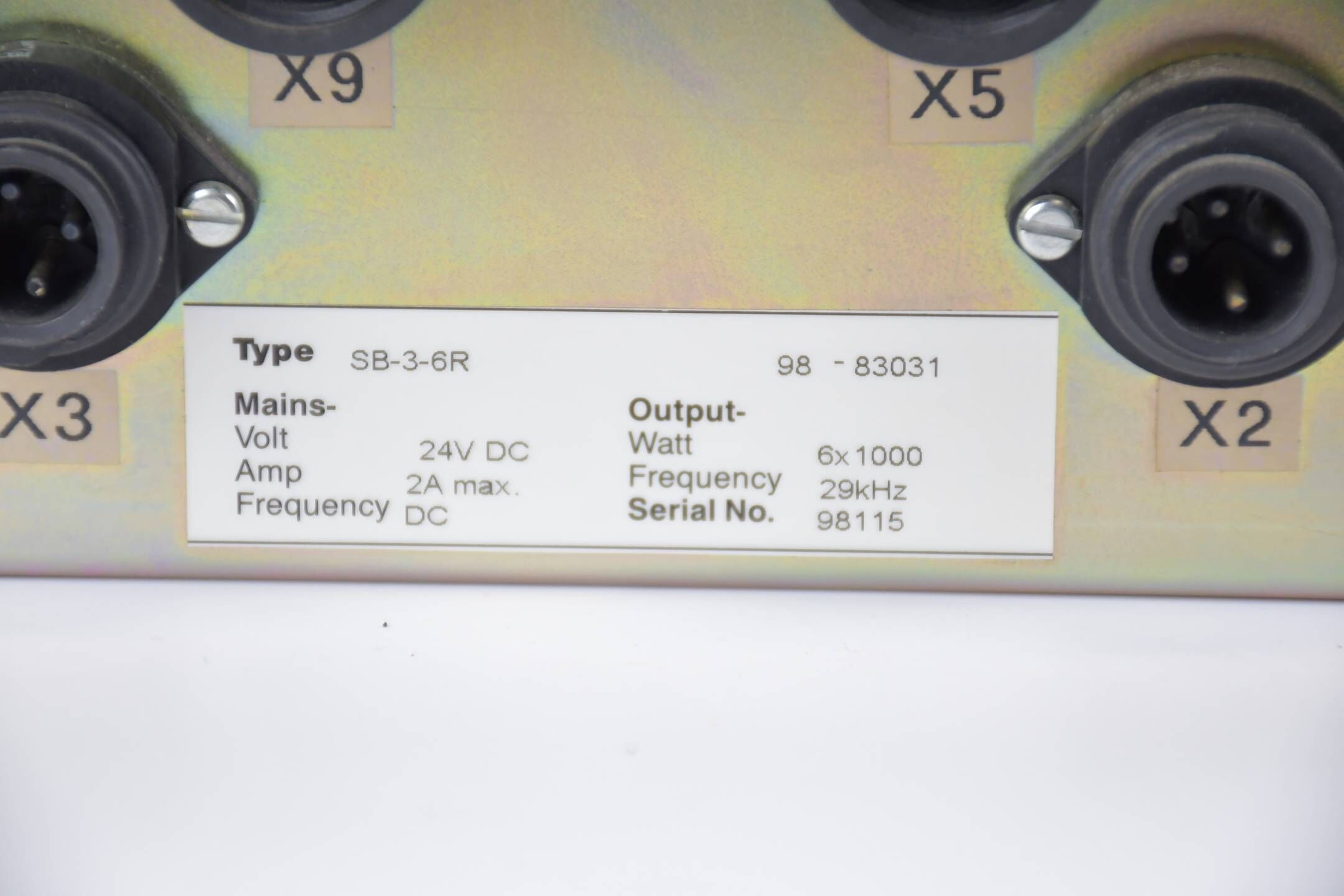 Telsonic Telso®Flex Steuerung Ultrasonics SB-3-6R