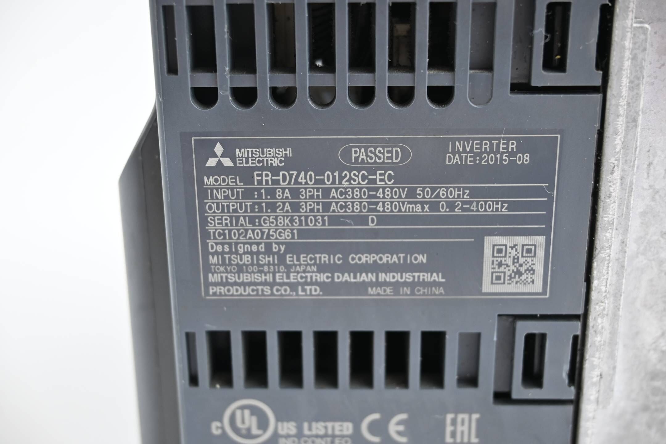 Mitsubishi Frequenzumrichter D700-SC FR-D740-012SC-EC