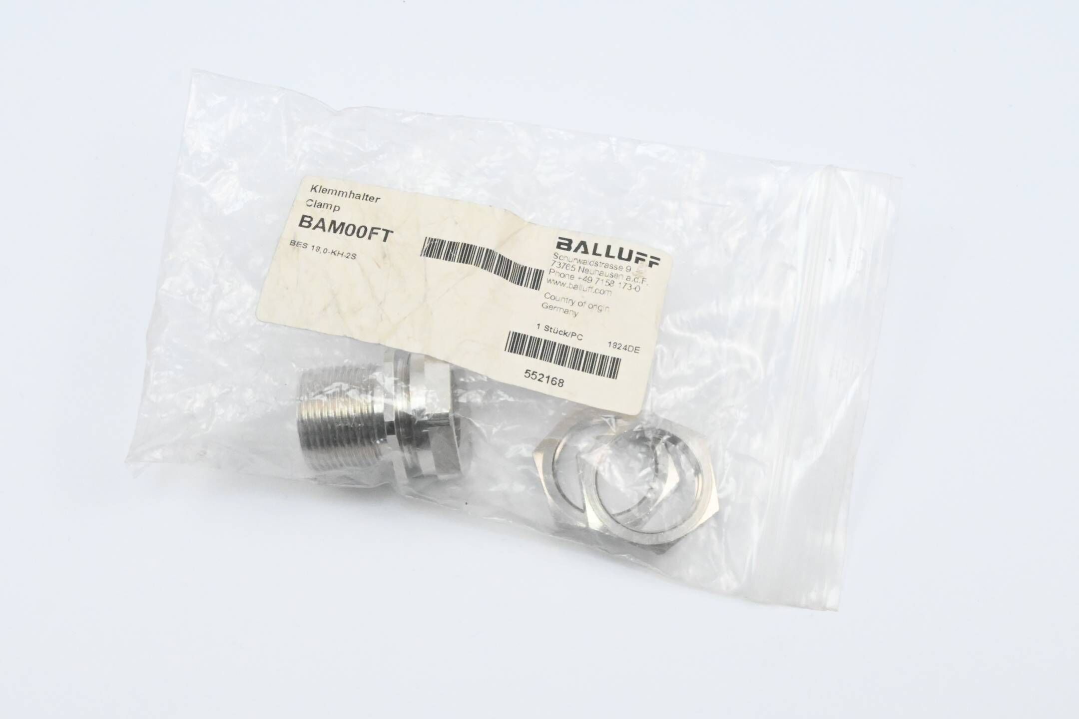 Balluff Klemmhalter BES 18,0-KH-2S ( BAM00FT )