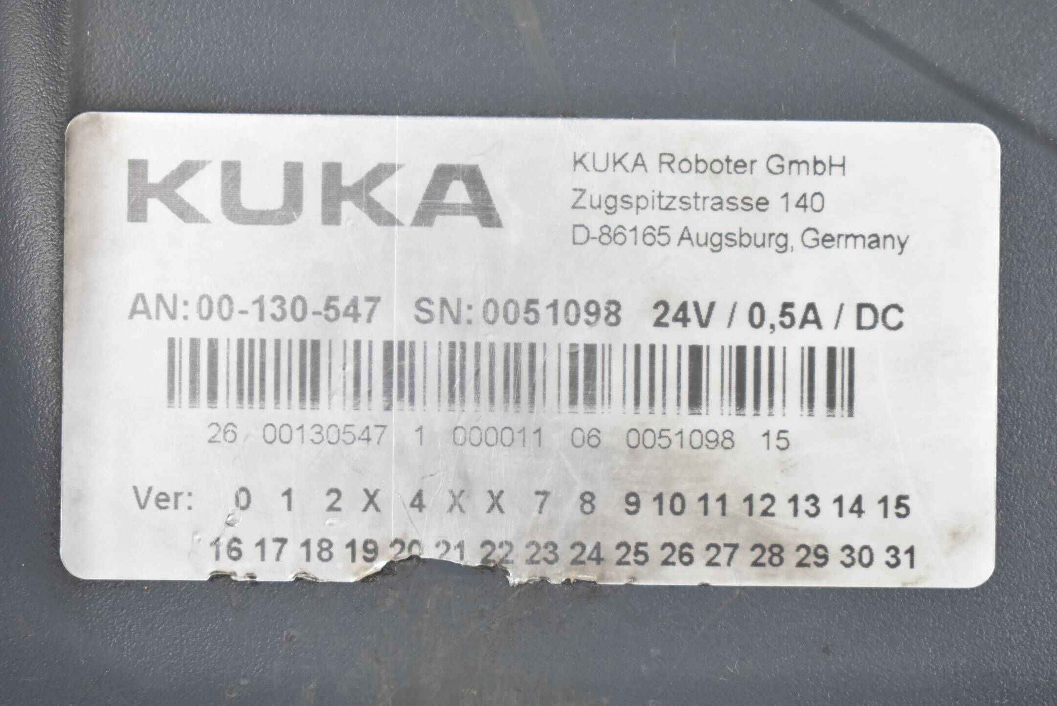 KUKA Roboter Bedienpanel KCP2 00-130-547