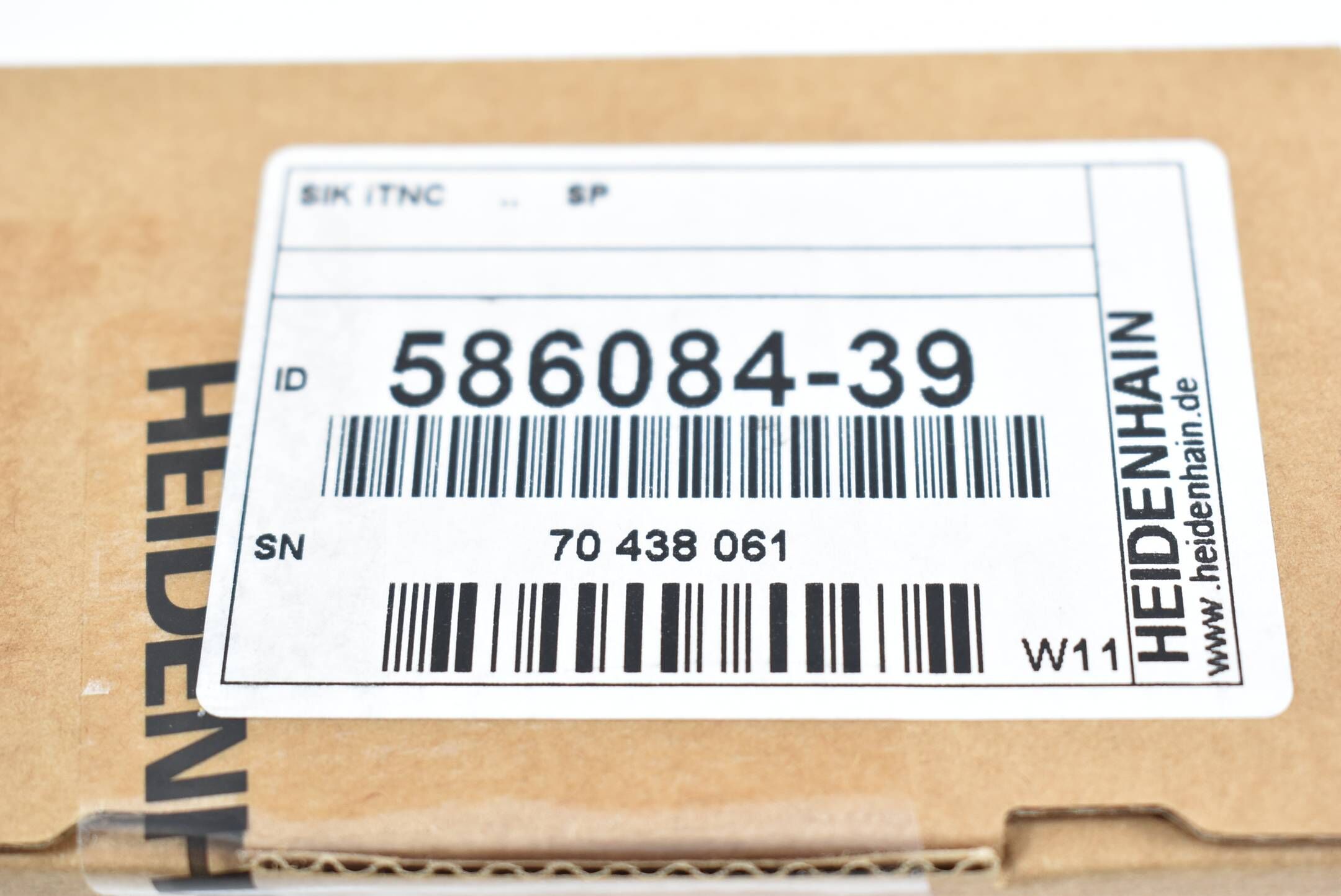 Heidenhain SIK NC-Software-Lizenz für iTNC 586084-39 ( 586 084-39 ) Ver. W11