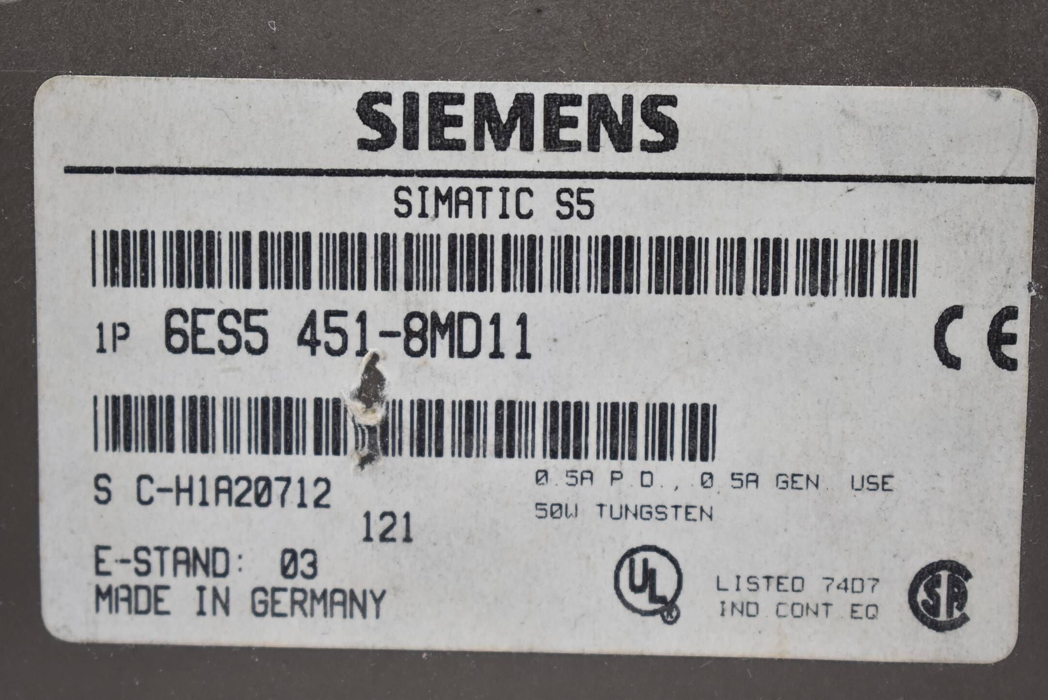 Siemens Simatic S5 Digitalausgabe 6ES5451-8MD11 ( 6ES5 451-8MD11 )