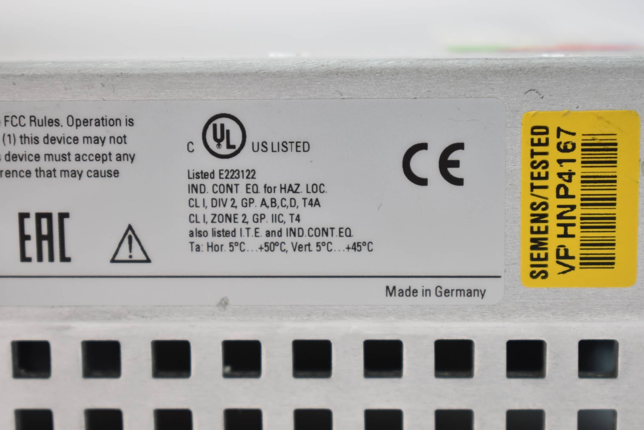 Siemens simatic IPC427D Microbox PC 6AG4 140-6BD07-0PA0 ( 6AG4140-6BD07-0PA0 )