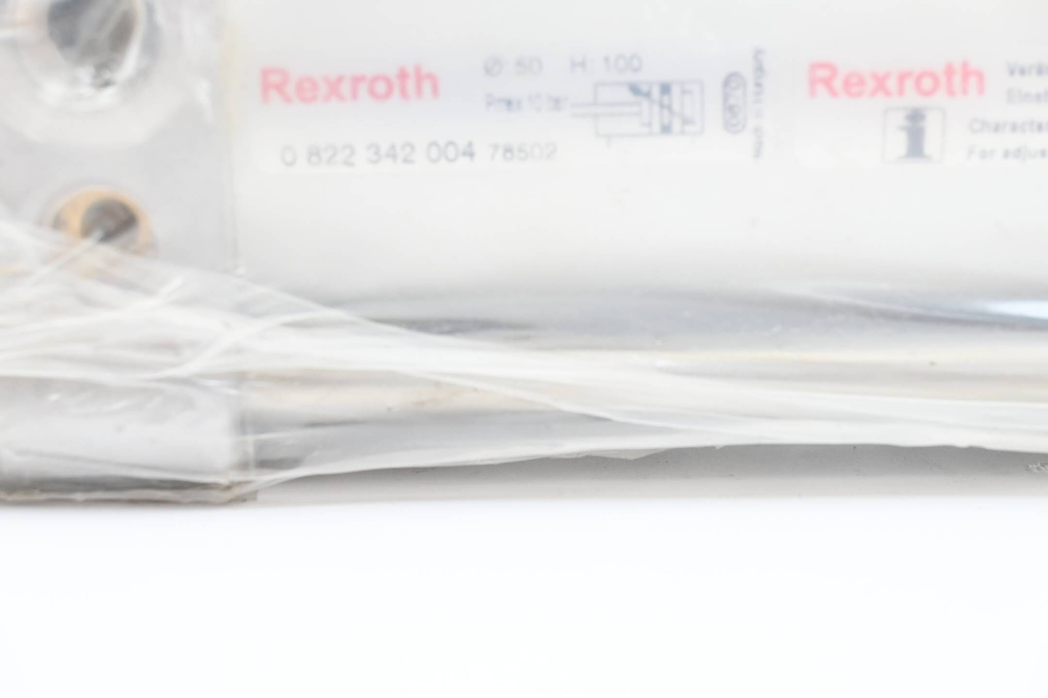 Rexroth Kolbenstangenzylinder TRB-DA-050-0100-0-2-2-1-1-1-BAS ( 0822342004 )
