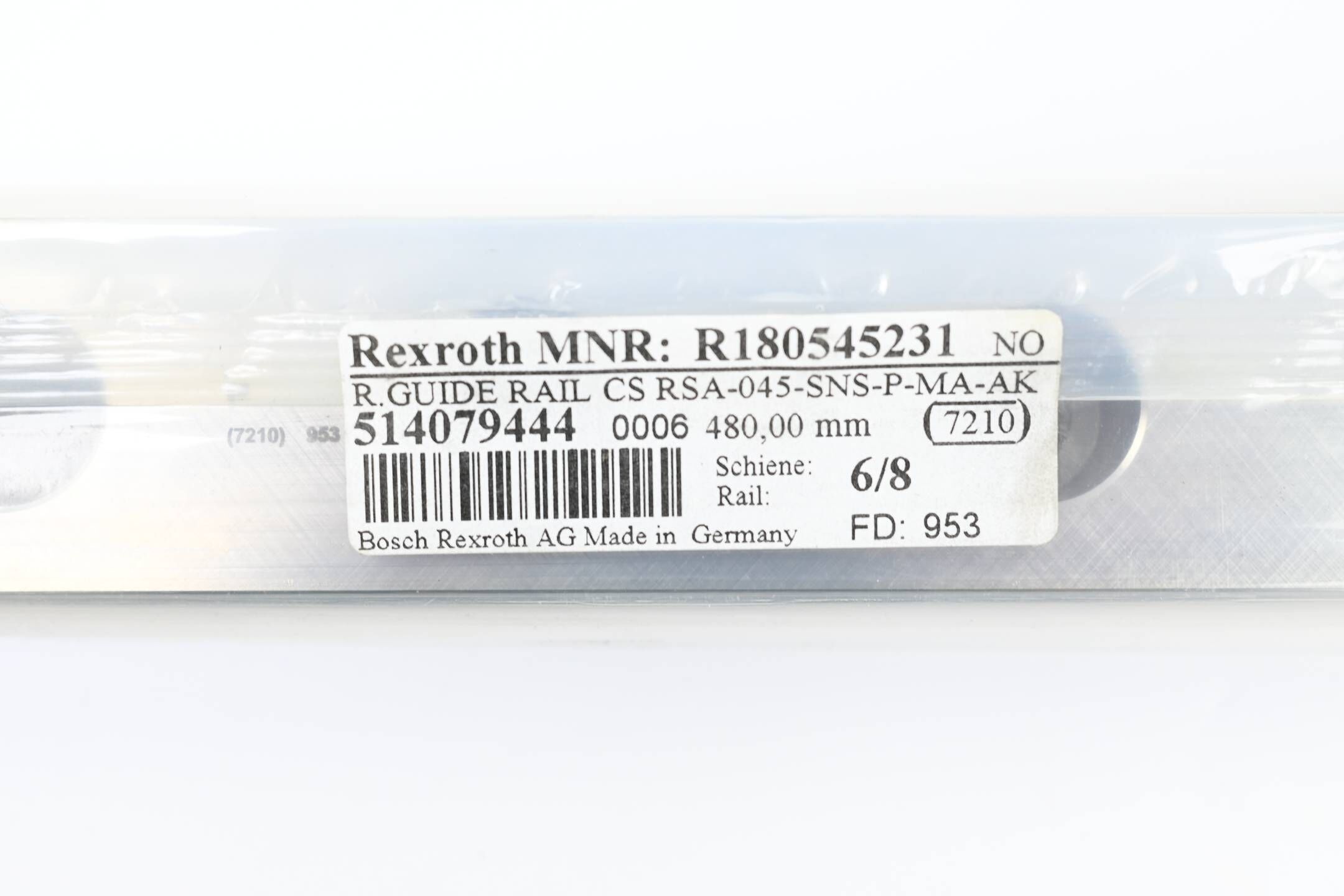 Rexroth Rollenschiene RSA-045-SNS-P-MA-AK ( R180545231 )