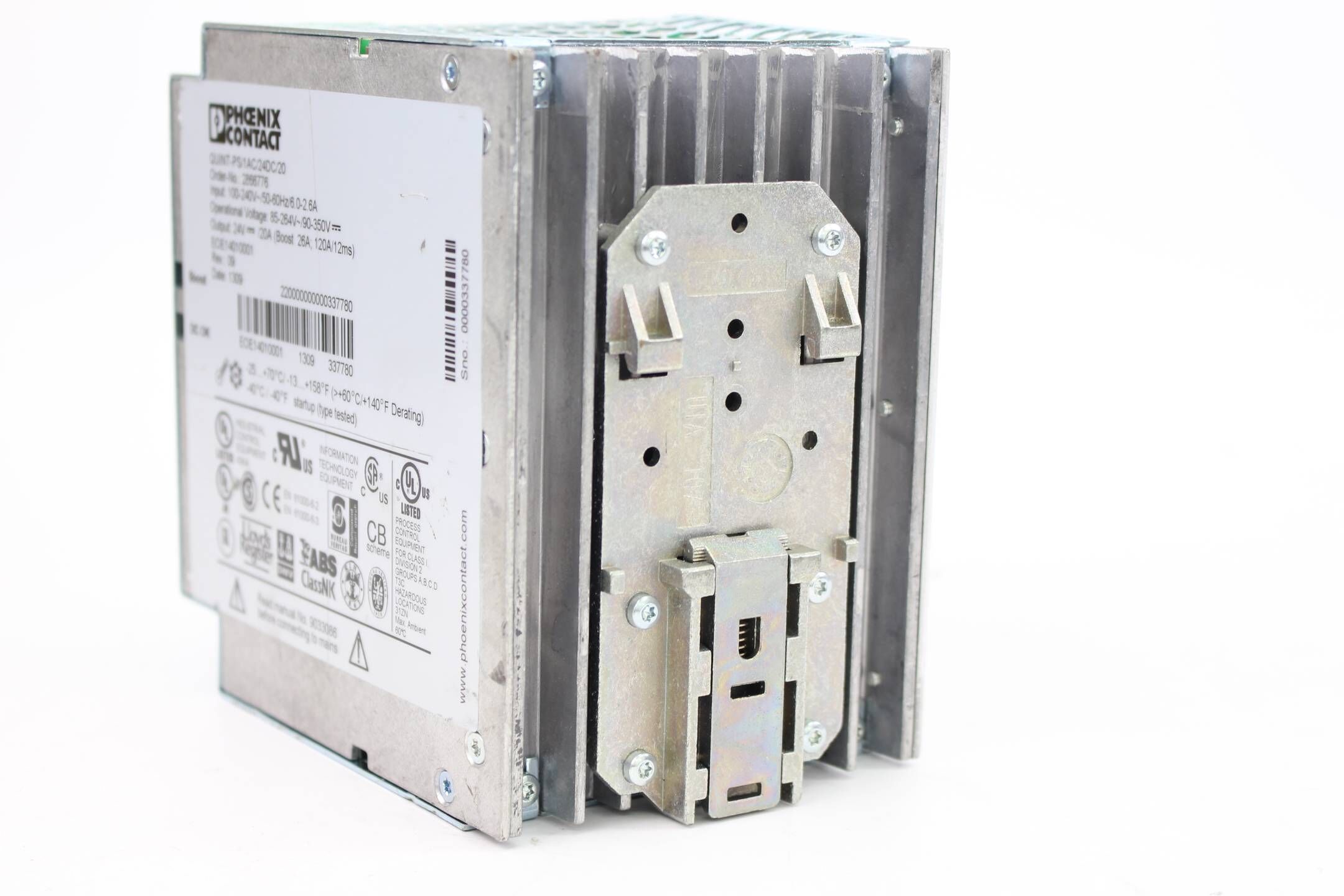 Phoenix Contact Stromversorgung 24V/20A QUINT-PS/1AC/24DC/20 ( 2866776 )