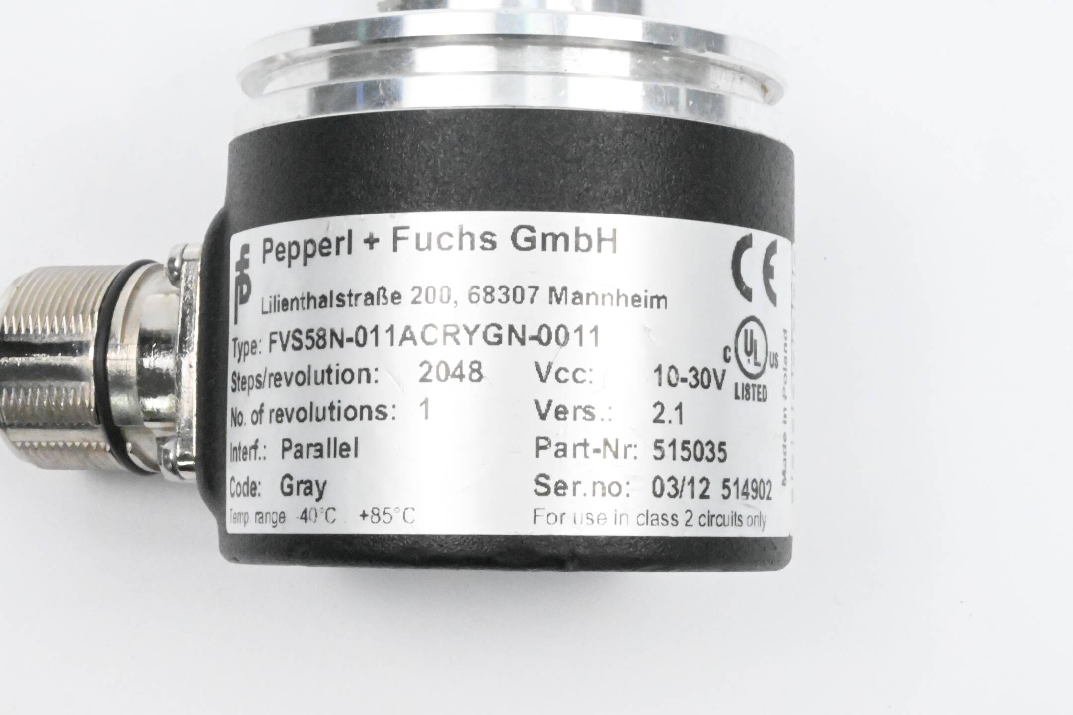 Pepperl + Fuchs Drehgeber FVS58N-011ACRYGN-0011
