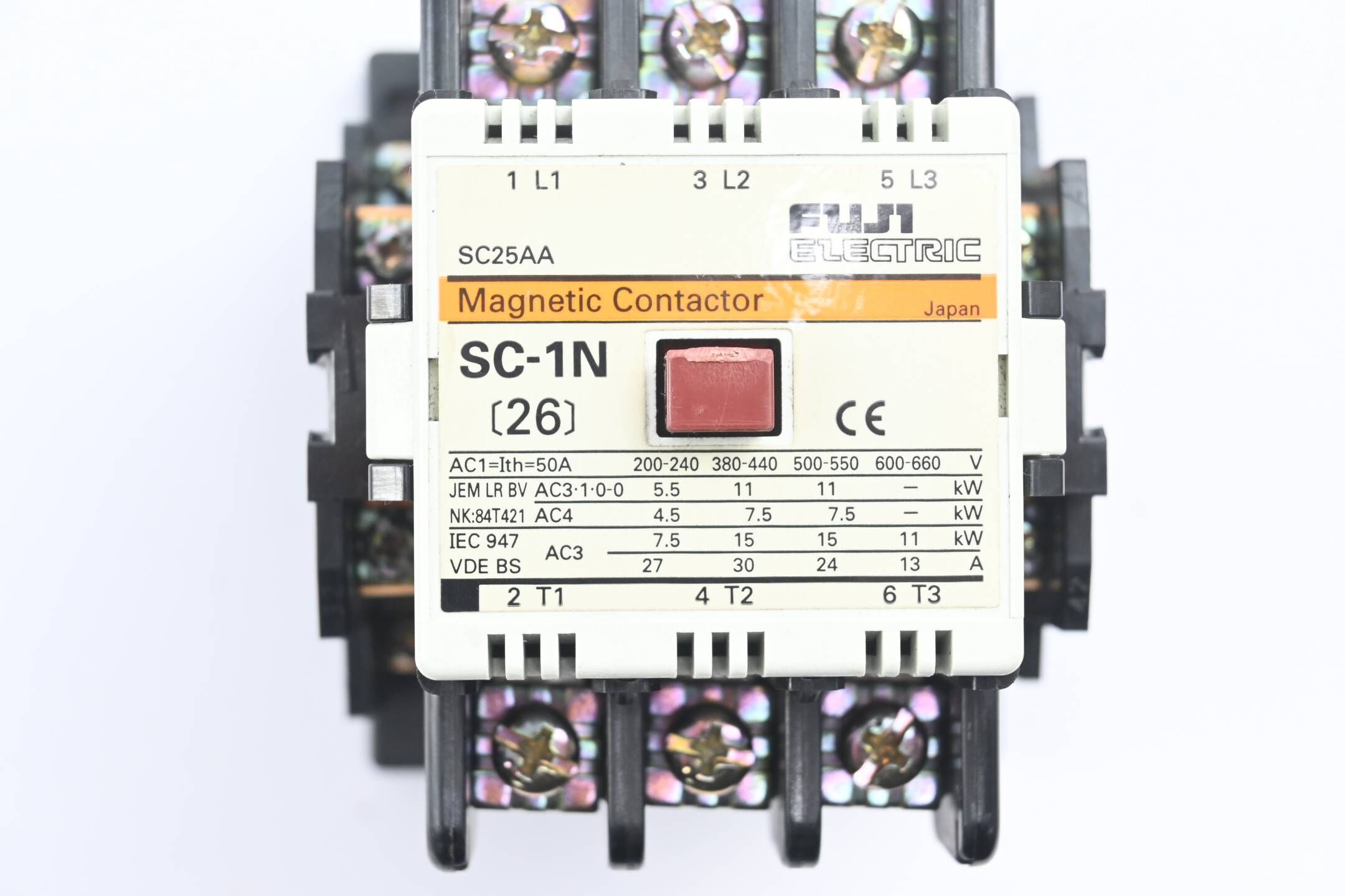 Fuji Electric Magnetic Contactor SC-1N(26) ( SC25AA )