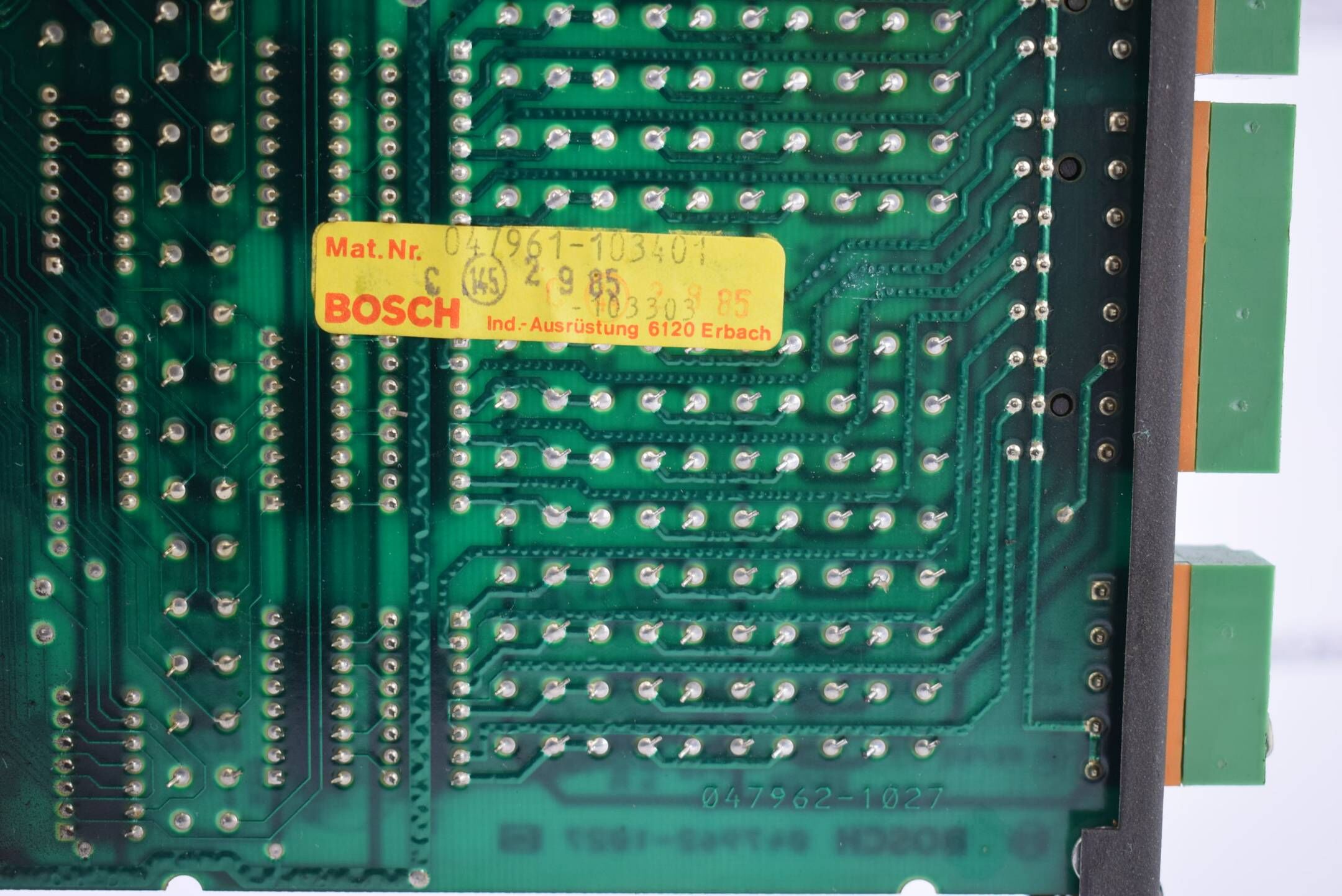 Bosch Digital Input Board A24V- 047961-103401 ( -103303 ) 047962-1027