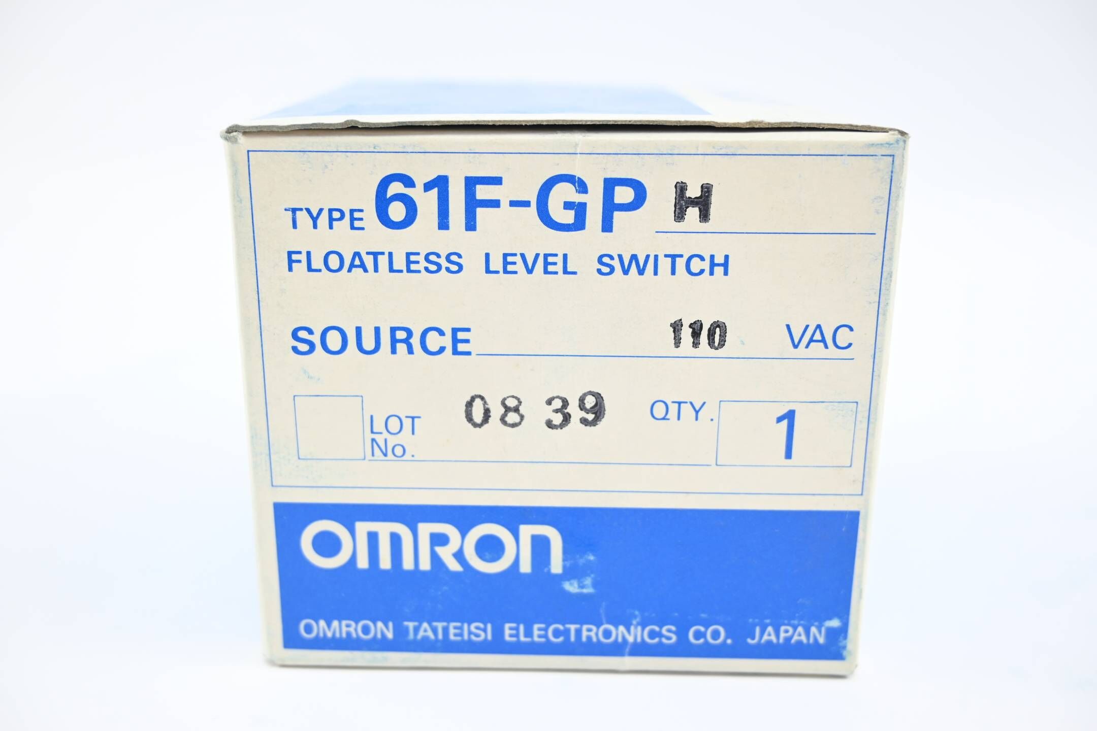 Omron Floatless Level Switch 110 VAC ( 61F-GPH )