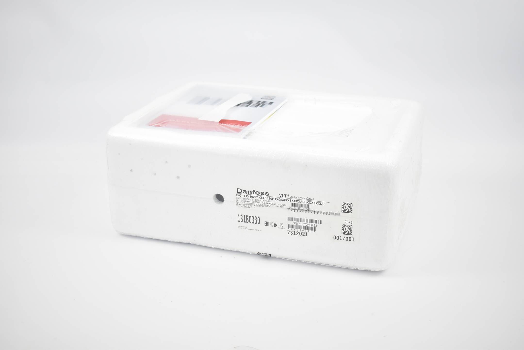 Danfoss Frequenzumrichter FC-302P1K5T5E20H1XGXXXXSXXXXA0BXCXXXXD0 ( 131B0330 )