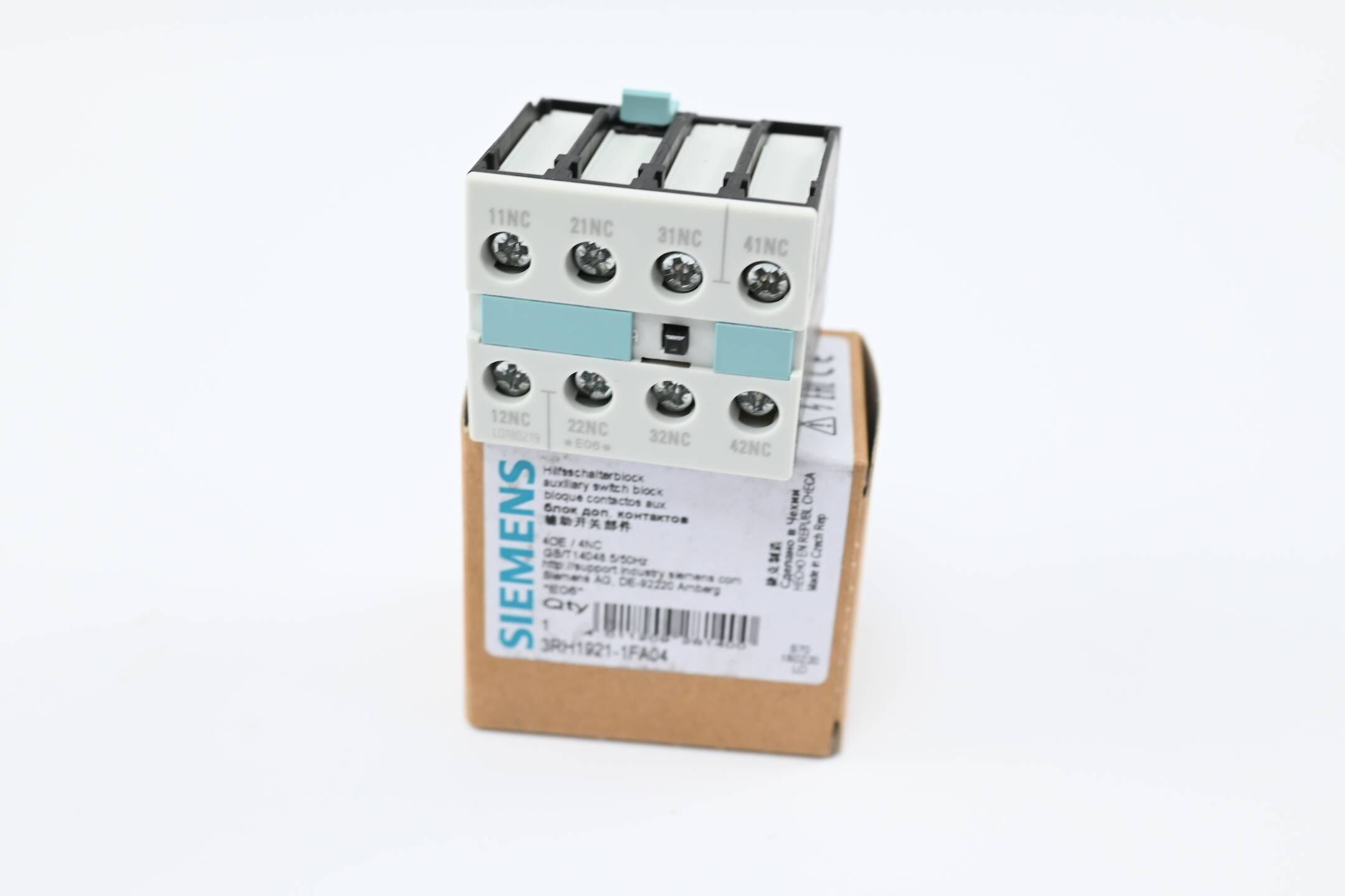 Siemens Hilfsschalterblock 3RH1921-1FA04 ( 3RH1 921-1FA04 )