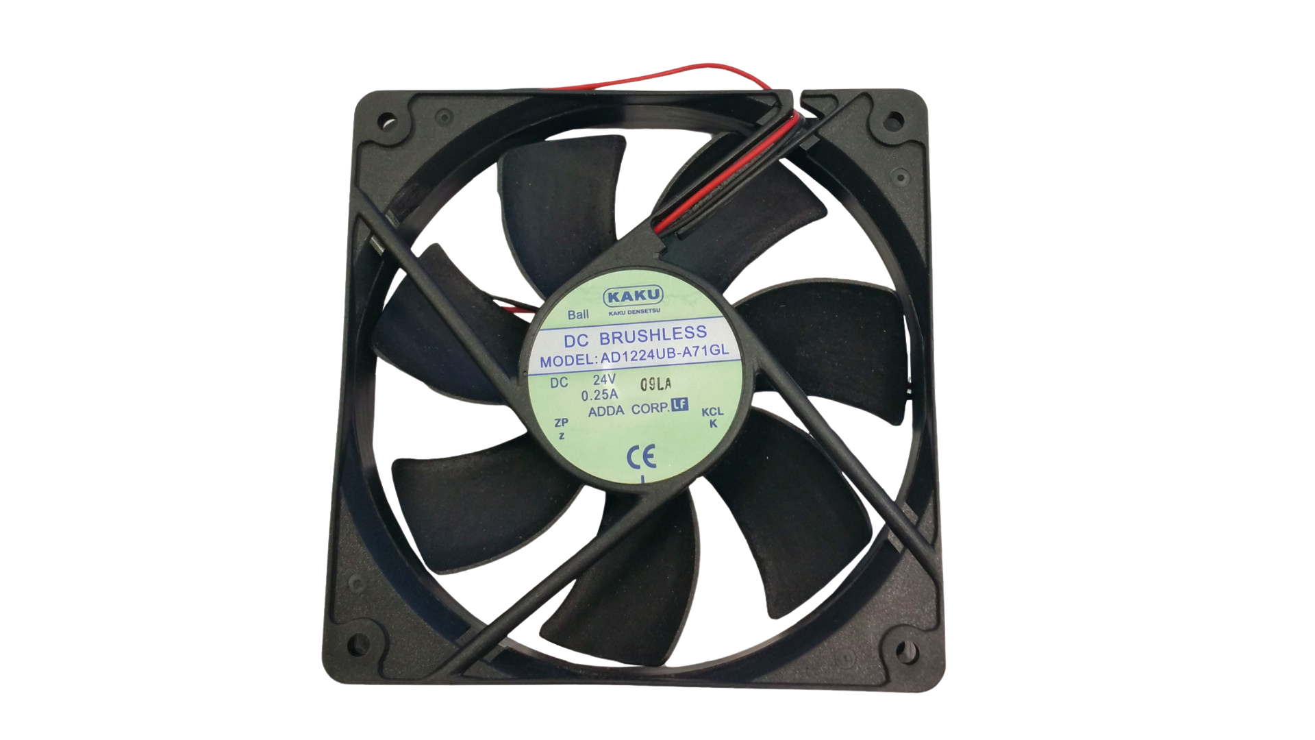 KAKU DC Brushless Fan 120x120x25mm 24V 0,25A  AD1224UB-A71GL