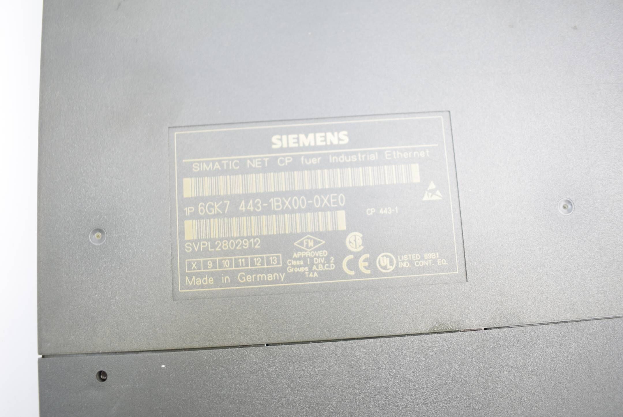 Siemens simatic S7 CP 443-1 6GK7 443-1BX00-0XE0 ( 6GK7443-1BX00-0XE0 ) E8