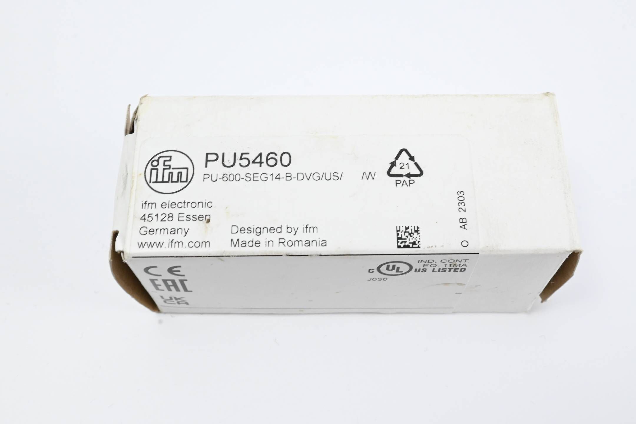 IFM Drucktransmitter PU5460 ( PU-600-SEG14-B-DVG/US/ /W )