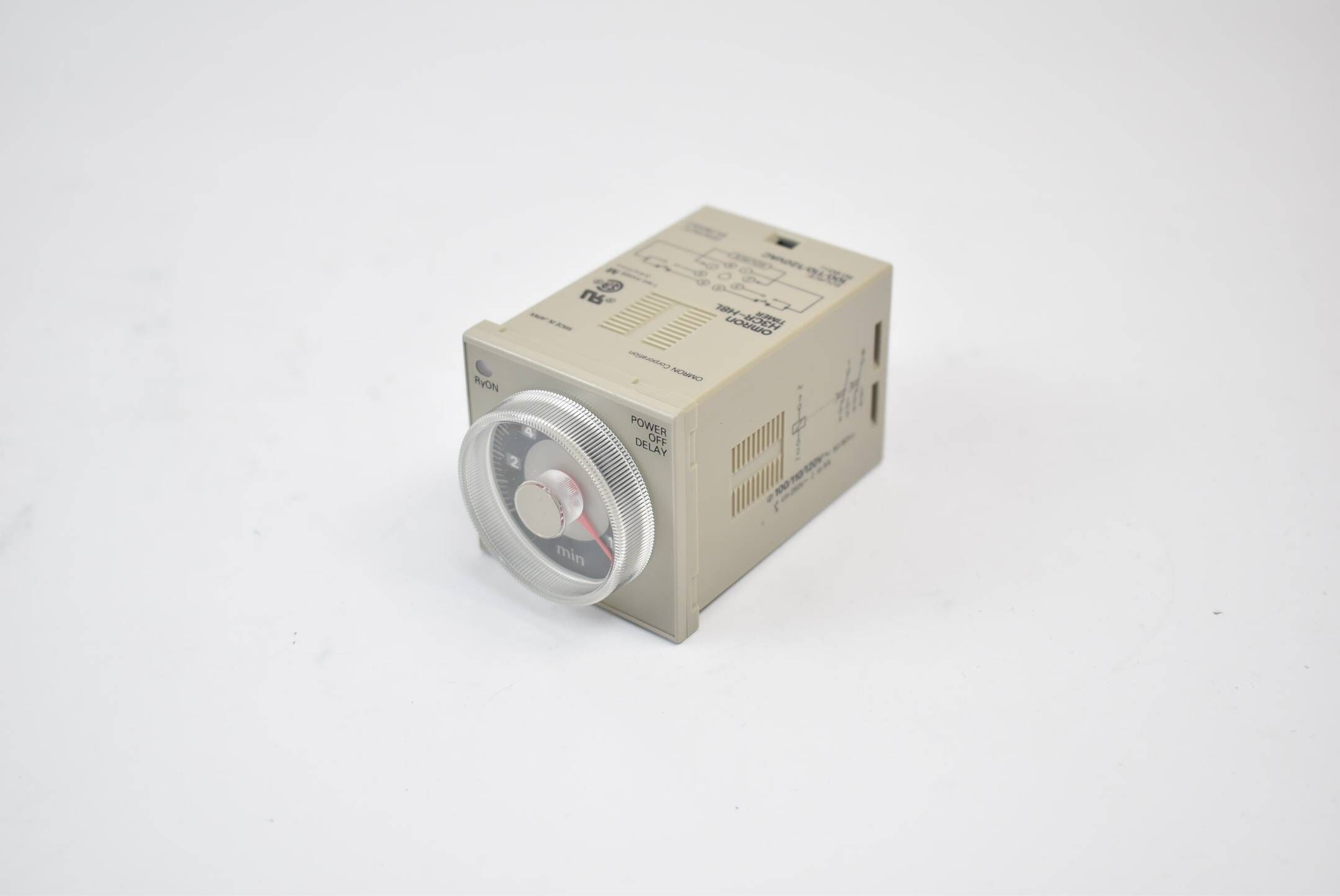 Omron Timer H3CR-H8L Time Range M 0.6/1.2/6/12m 100/110/120 VAC 