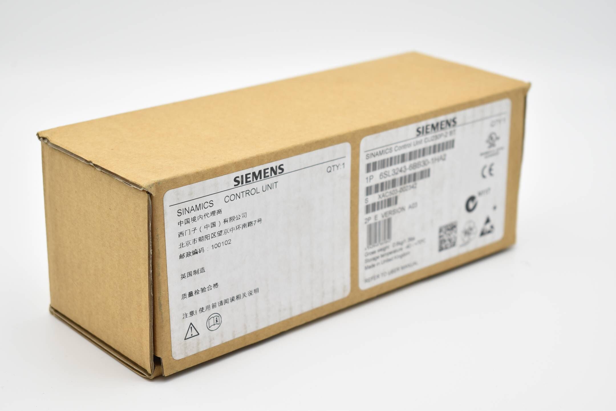 Siemens Sinamics Control Unit CU230P-2 BT 6SL3243-6BB30-1HA2  V.A03