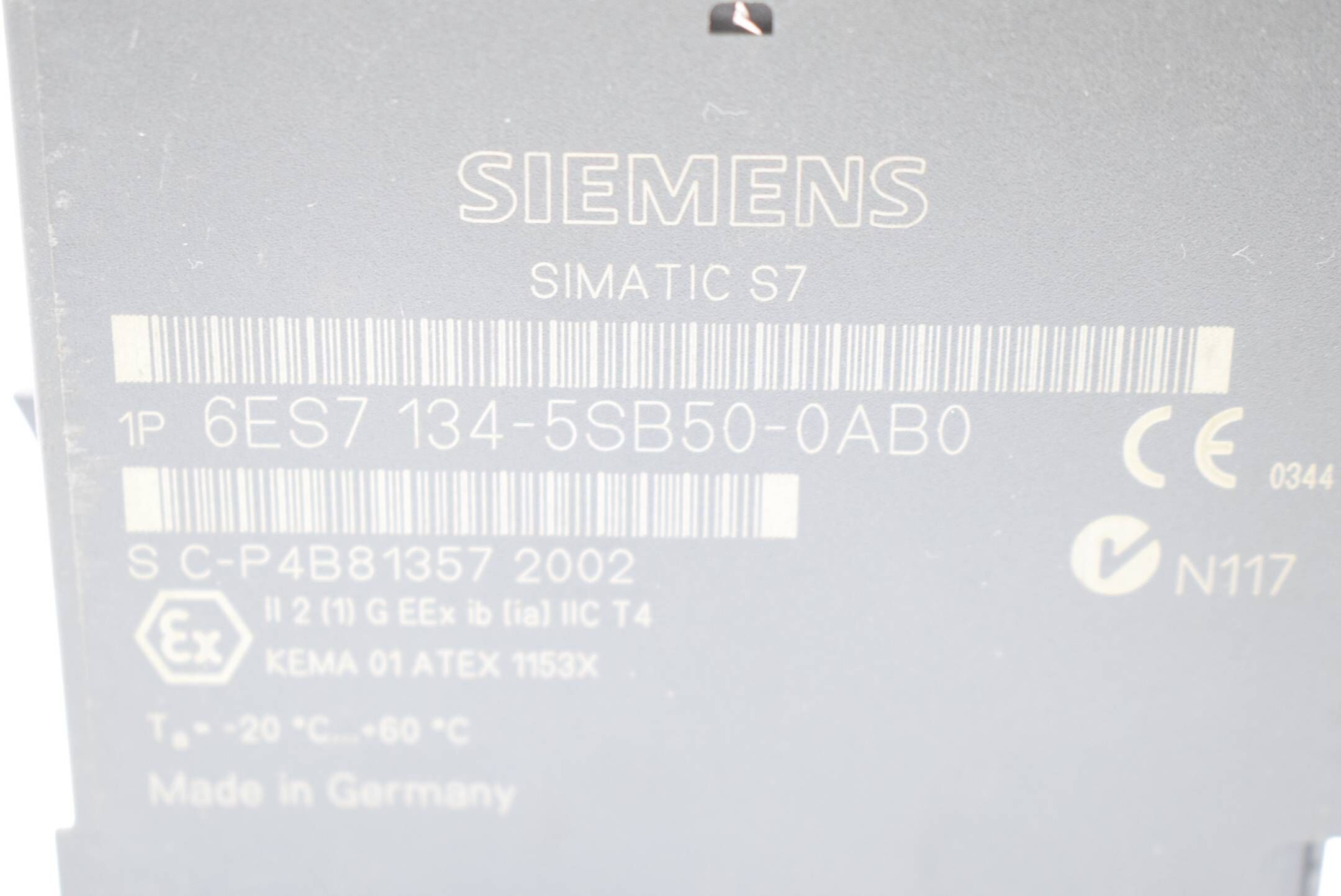 Siemens simatic S7 6ES7 134-5SB50-0AB0 ( 6ES7134-5SB50-0AB0 ) E1