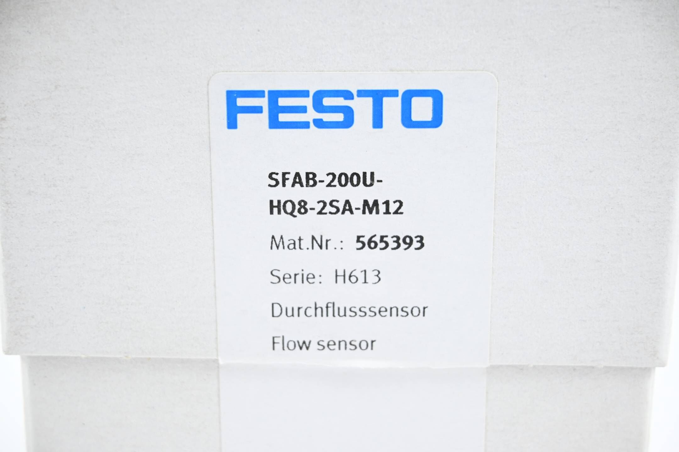Festo Durchflusssensor SFAB-200U-HQ8-2SA-M12 ( 565393 )