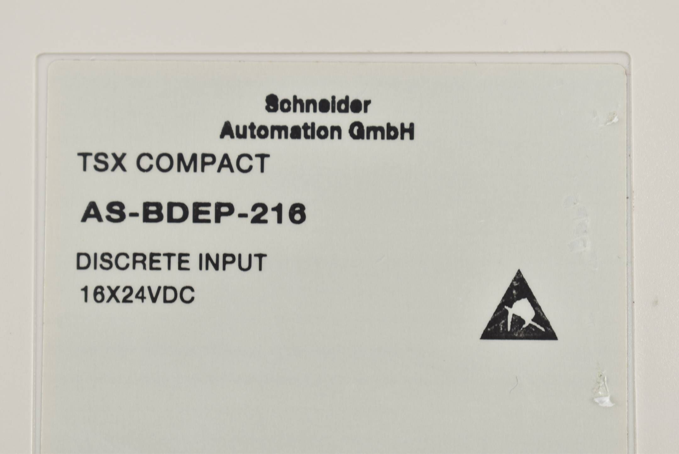 Schneider automation Discrete Input Modul 16x24 VDC DEP 216/AS-BDEP-216