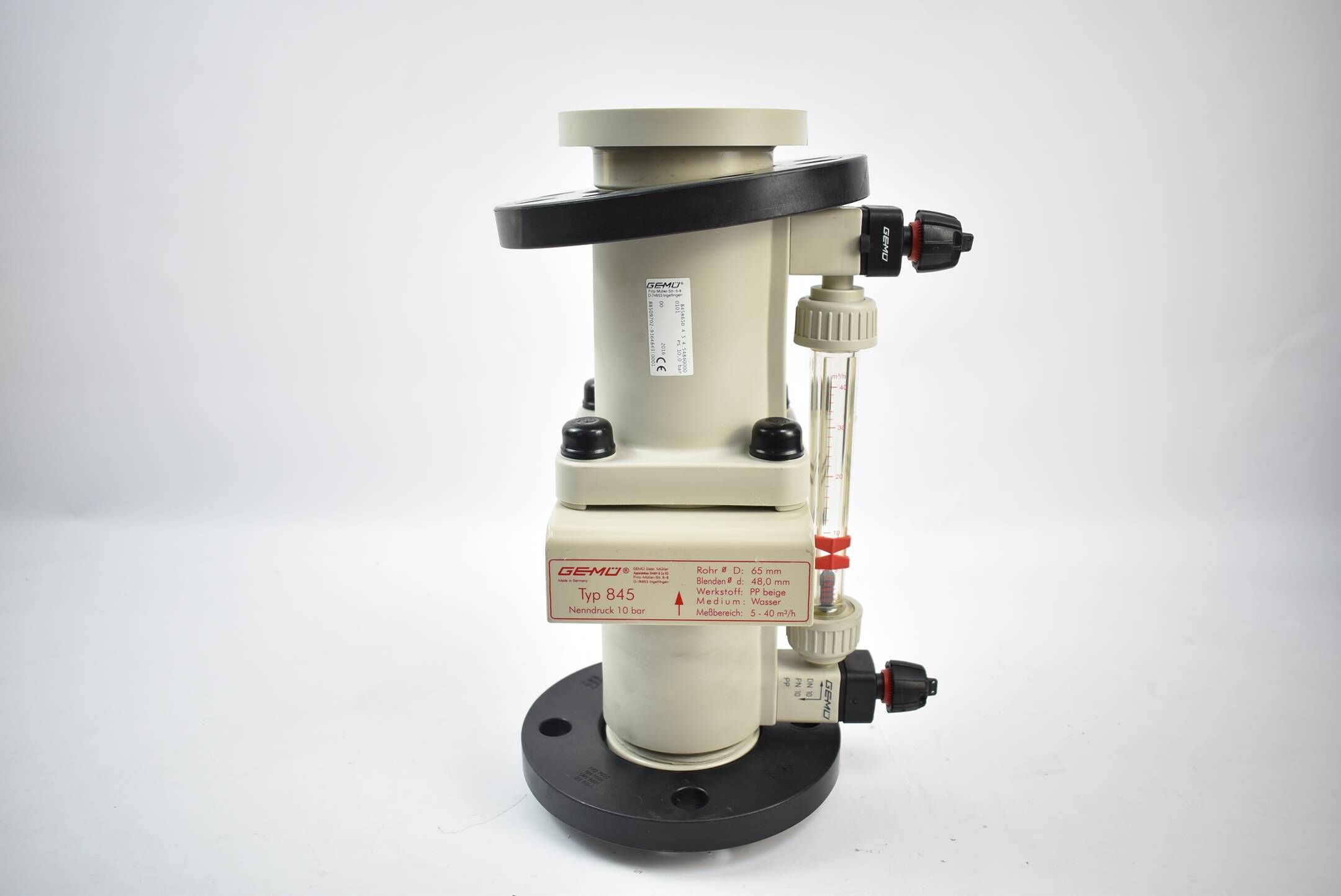 GEMÜ 845 Schwebekörper / Teilstrom - Durchflussmesser ( 845R65D )
