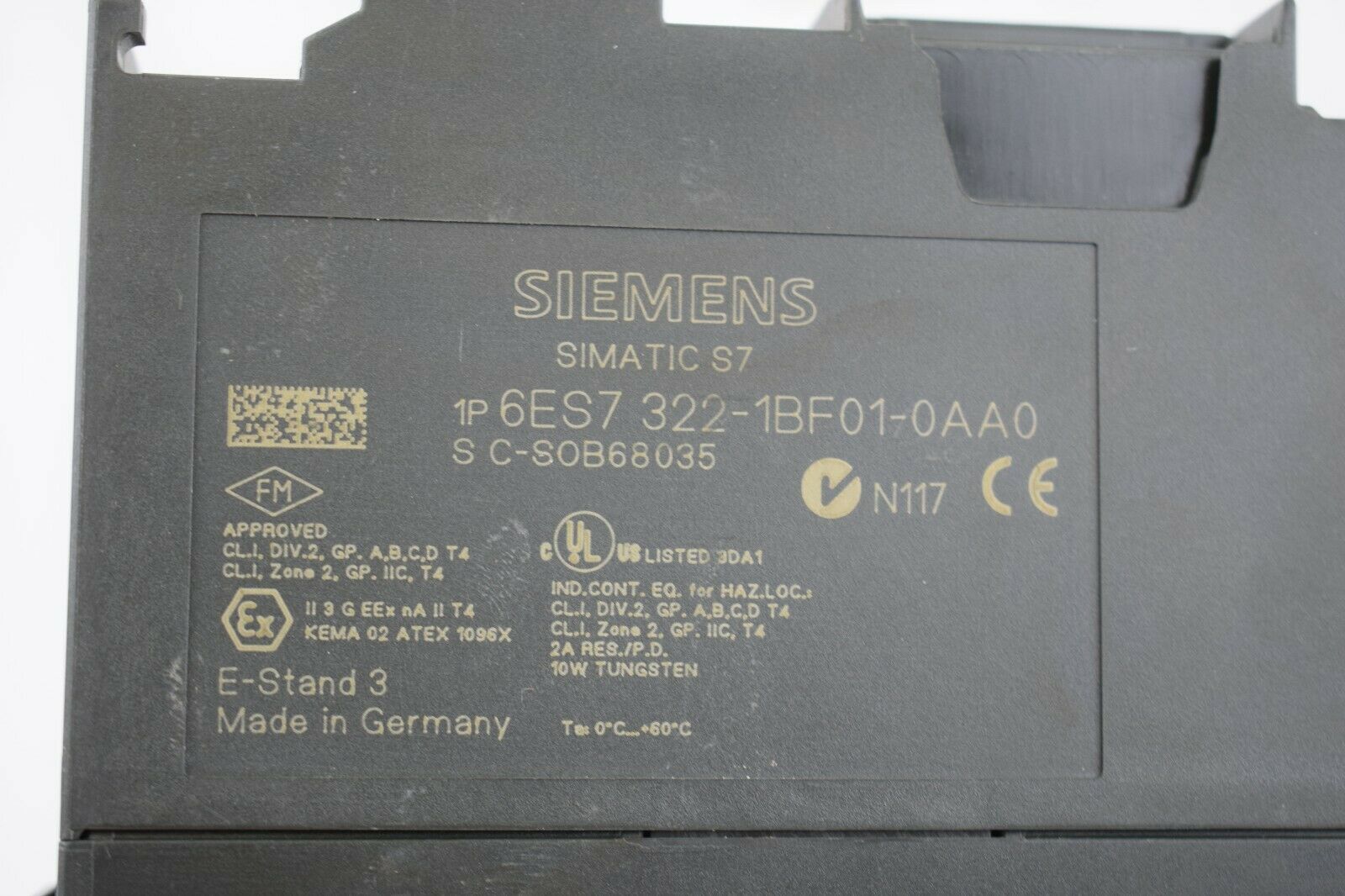 Siemens Simatic S7-300 6ES7322-1BF01-0AA0 ( 6ES7 322-1BF01-0AA0 ) 