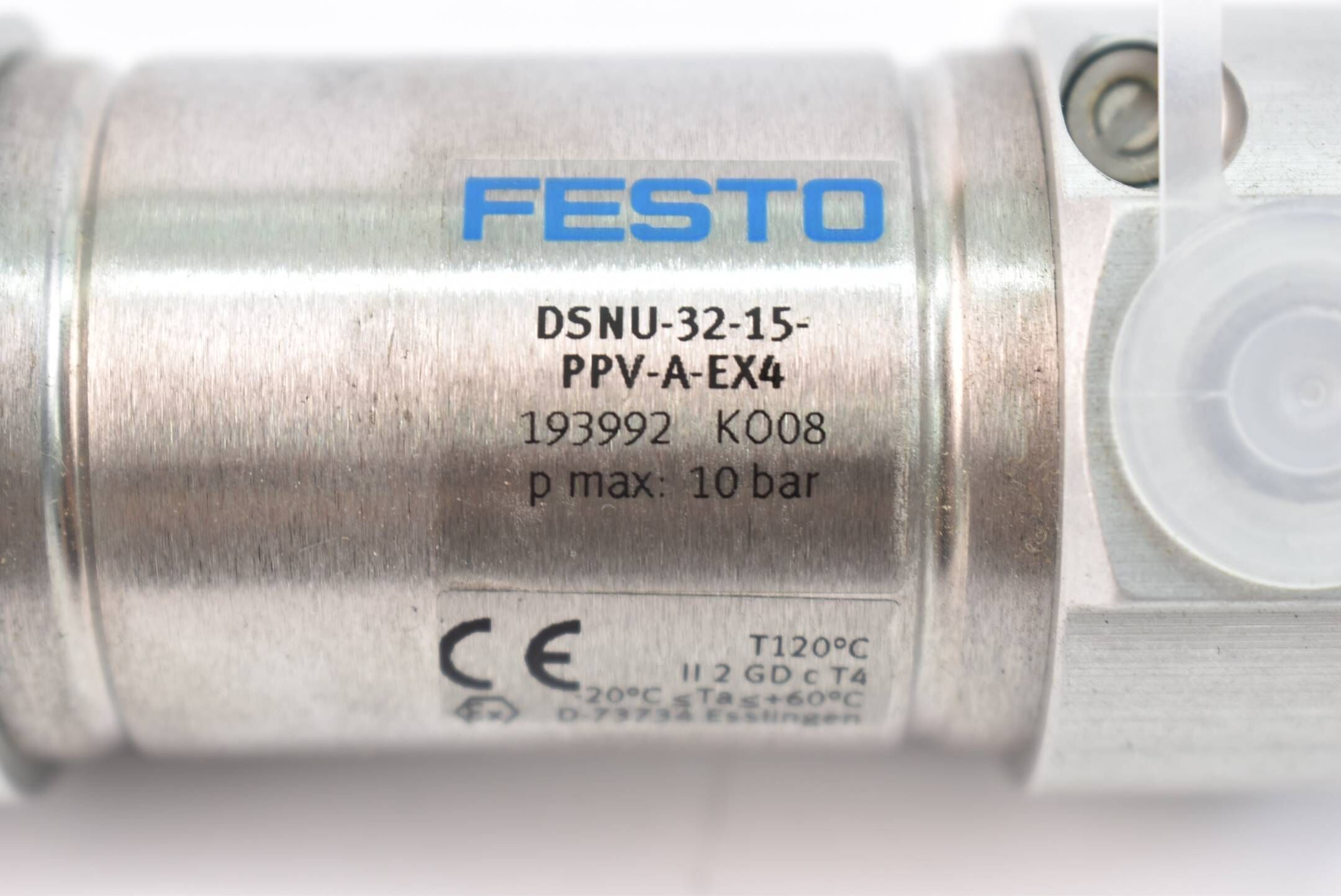 Festo Normzylinder 10 bar DSNU-32-15-PPV-A-EX4 ( 193992 )