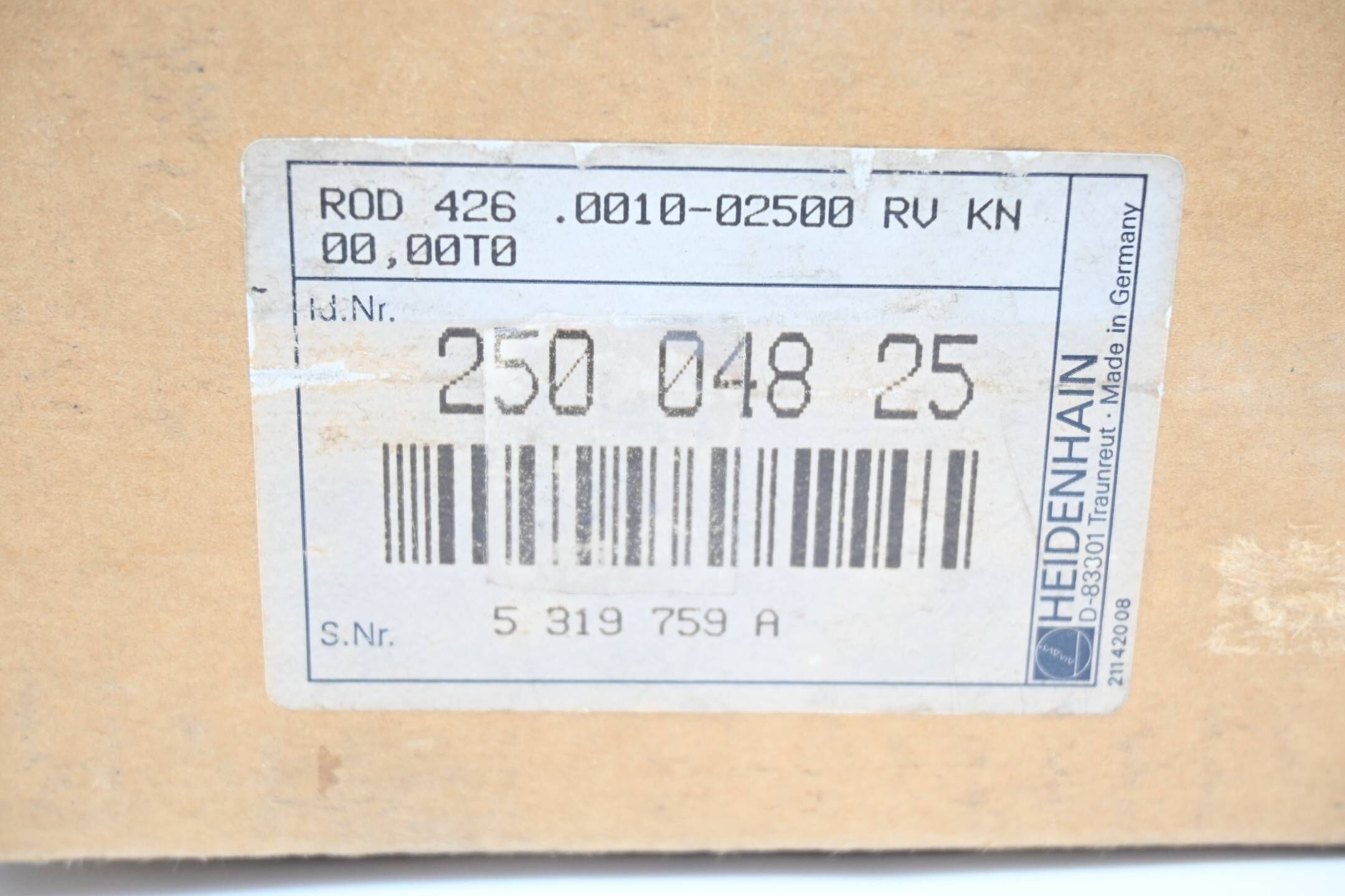 Heidenhain Inkrementaler Drehgeber 250048-25 ( 250 048 25 )