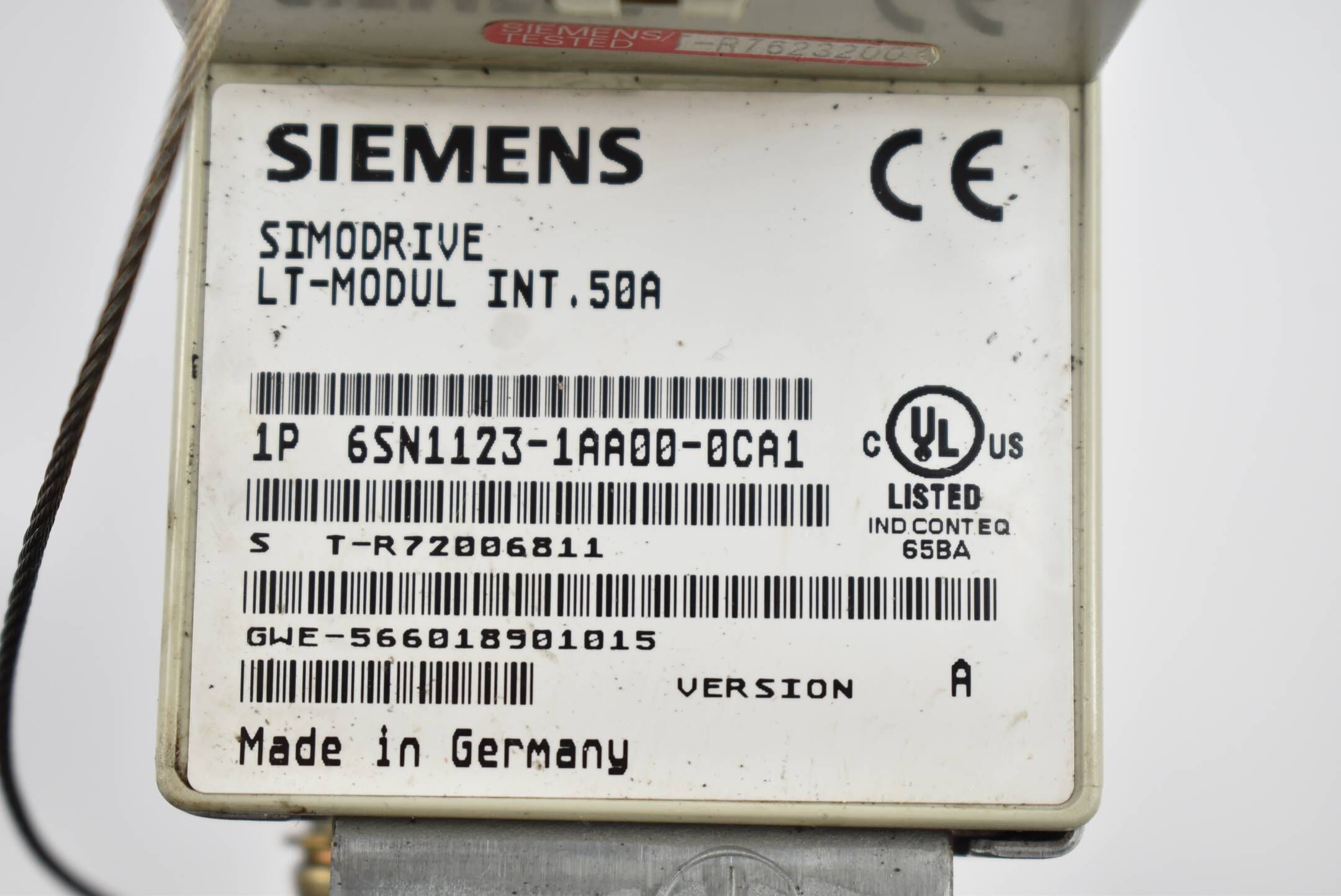 Siemens Simodrive LT-Modul Int.50A 6SN1123-1AA00-0CA1 ( 6SN1 123-1AA00-0CA1 )
