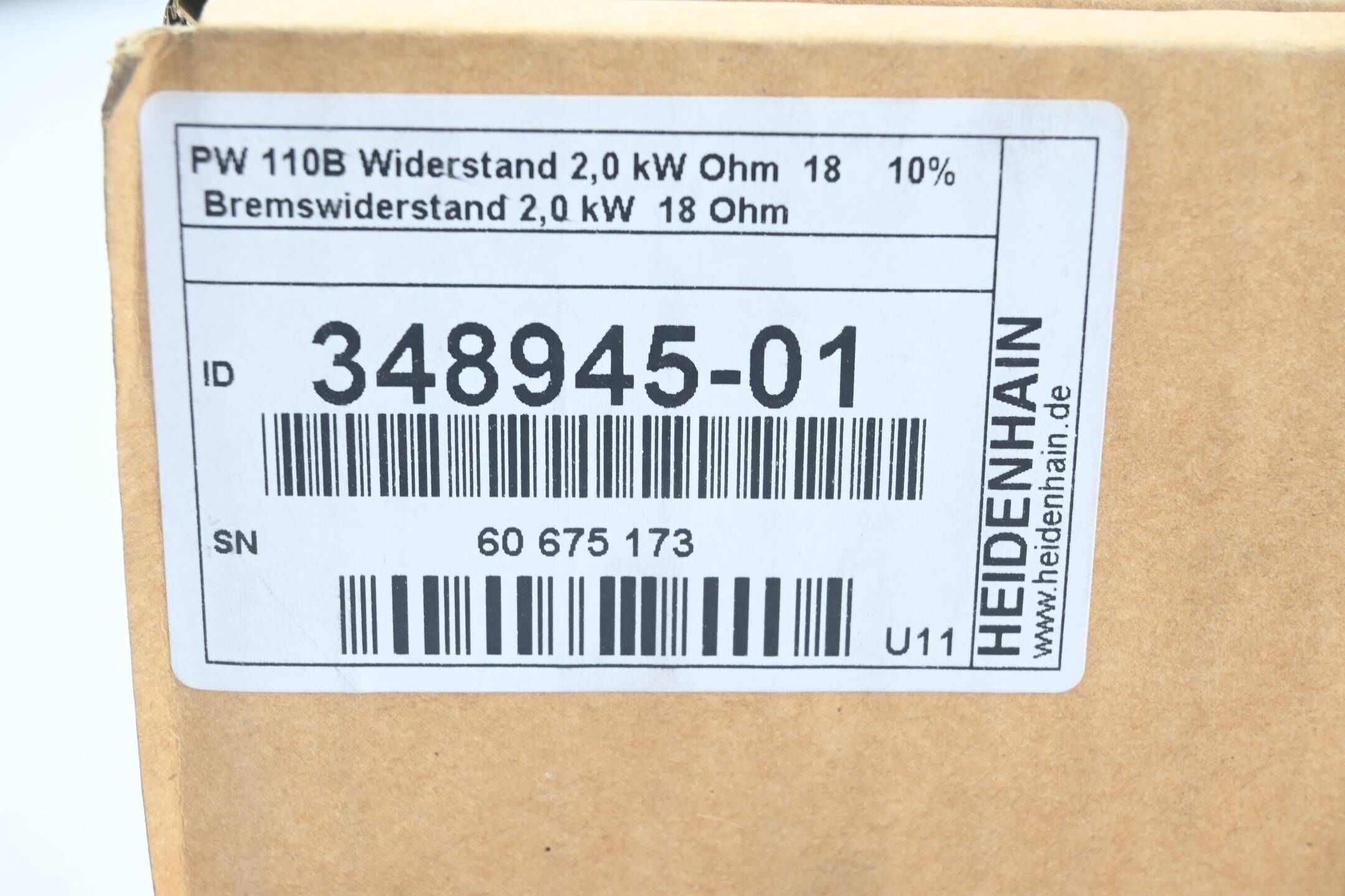 Heidenhain Pulswiderstandsmodul PW 110B ( 348945-01 ) Ver. U11