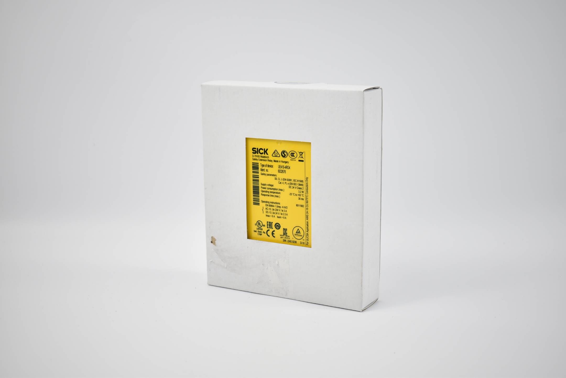 Sick Sicherheitssteuerung Flexi soft DC24V 3,2W 30ms UE410-4RO4 ( 6032676 )