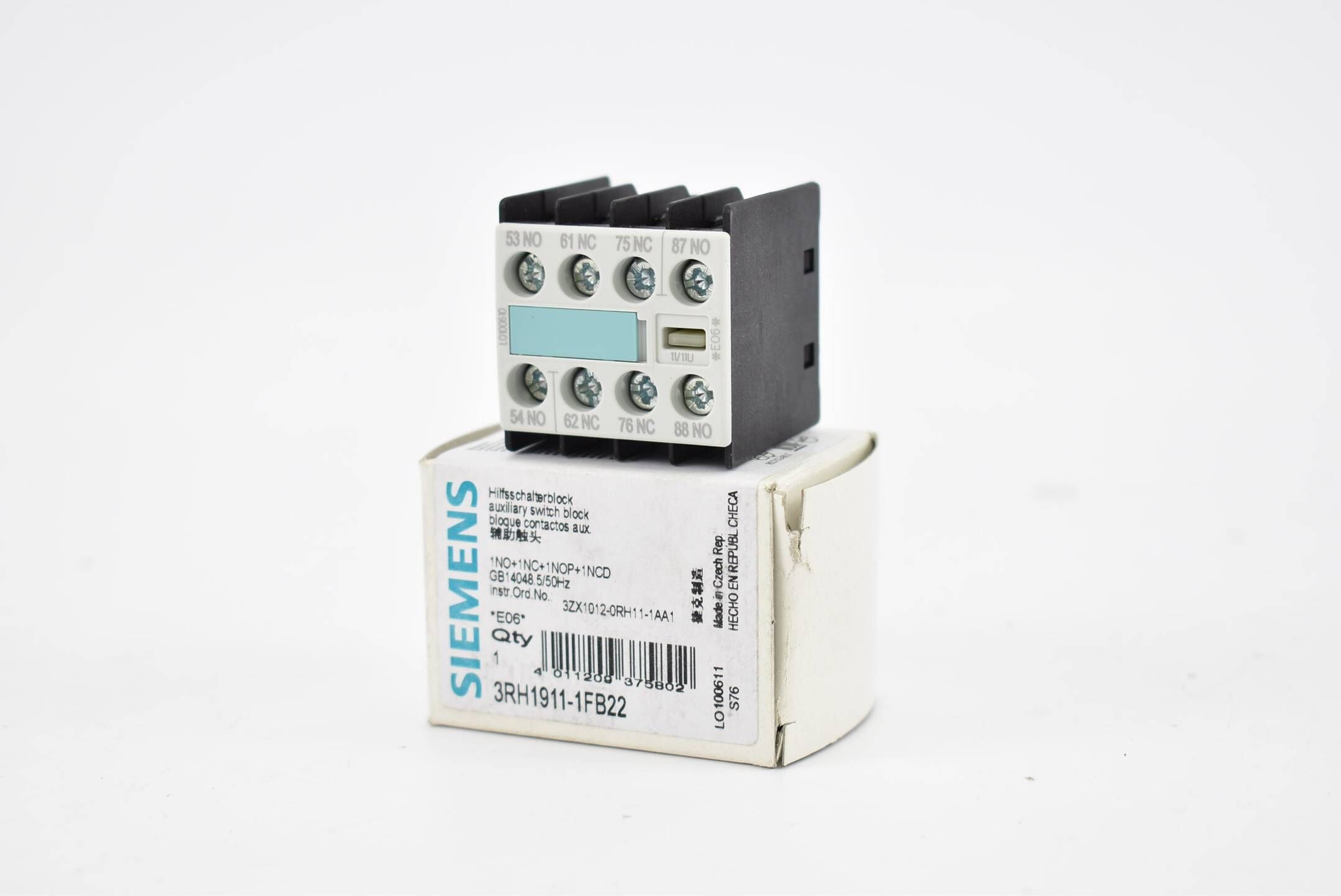 Siemens Hilfsschalterblock 3RH1 911-1FB22 ( 3RH1911-1FB22 )