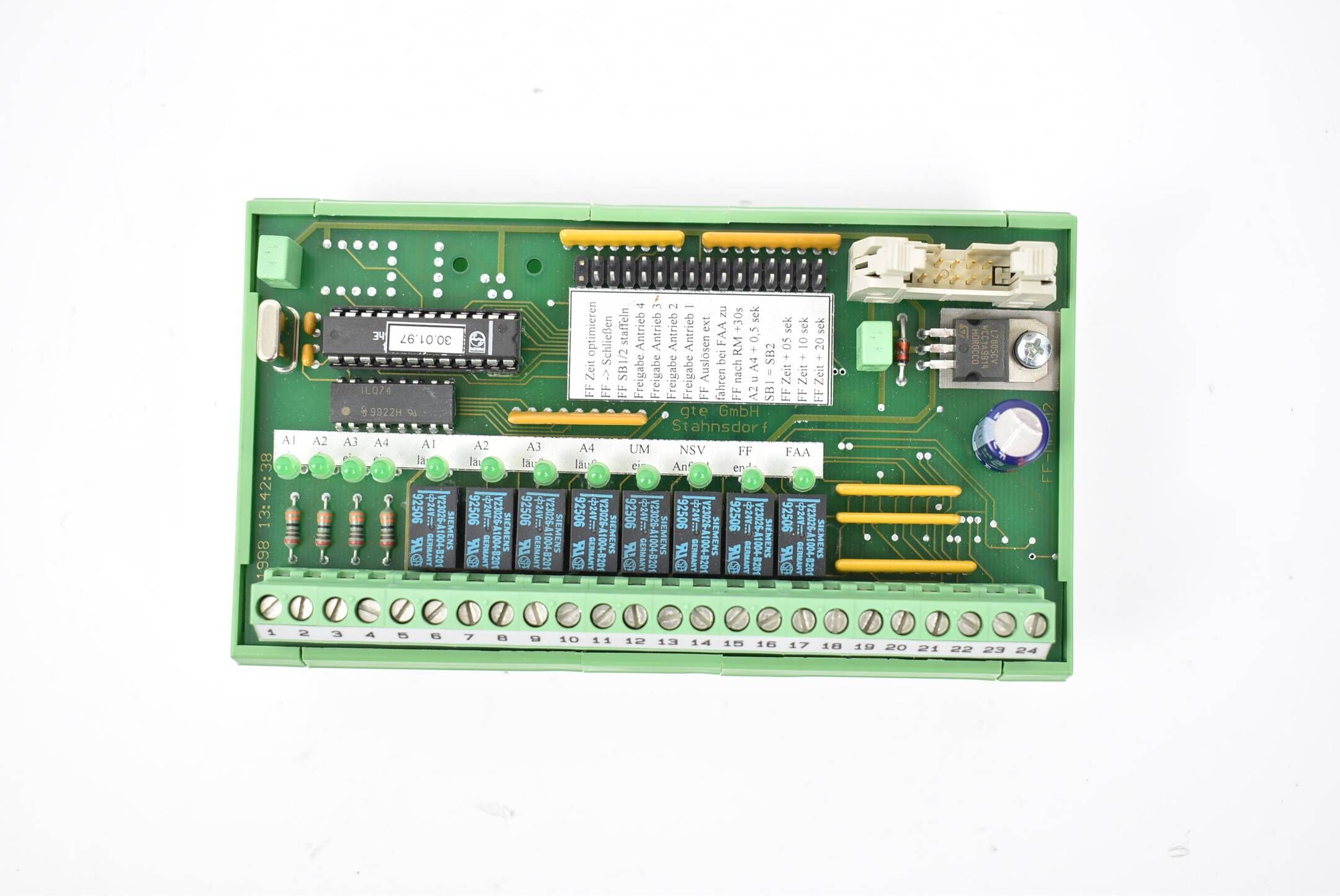 GTE Steuerungsmodul FF-MC-02 inkl. Phoenix Contact UMK-SE 11,25-1