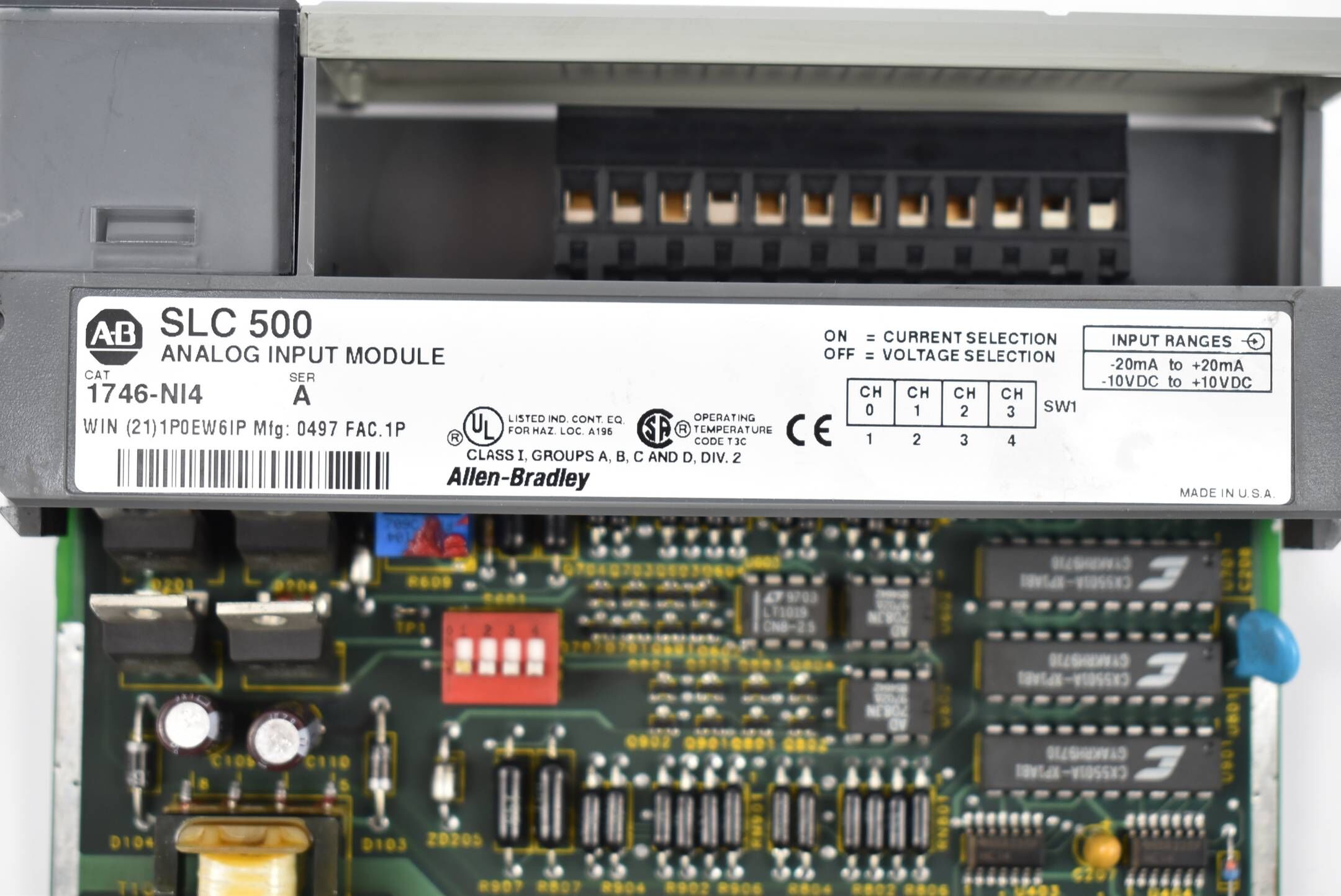 Allen-Bradley SLC 500 analoges Eingangsmodul 1746-NI4 ( Serie A )