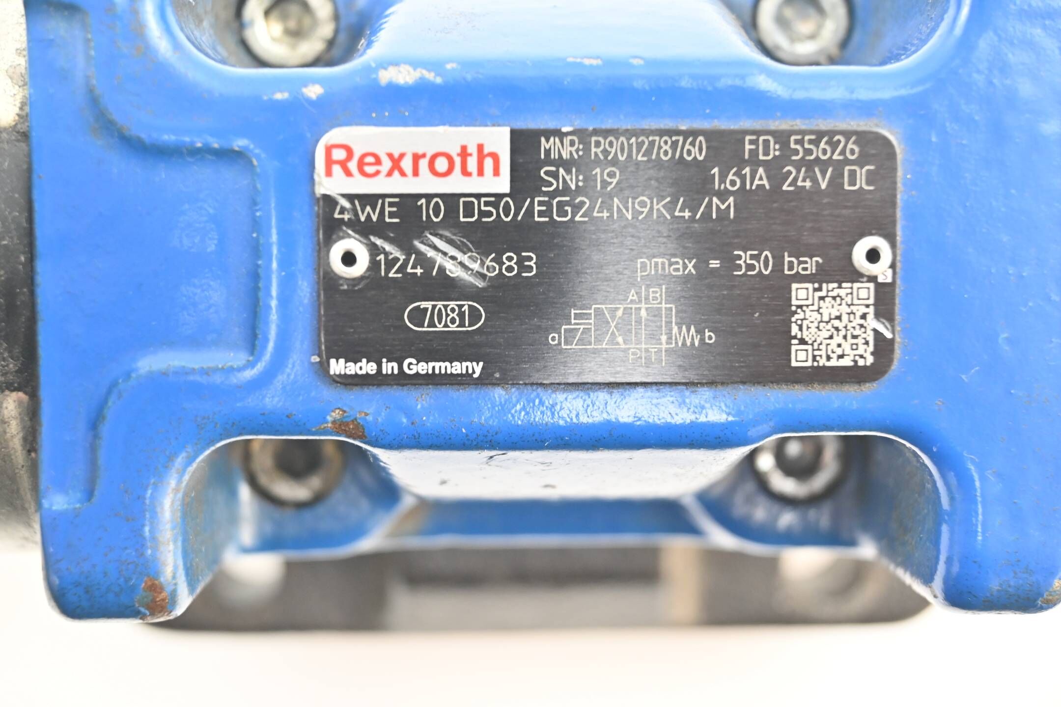 Rexroth Wegeschieberventil 4WE10D50/EG24N9K4/M ( R901278760 )