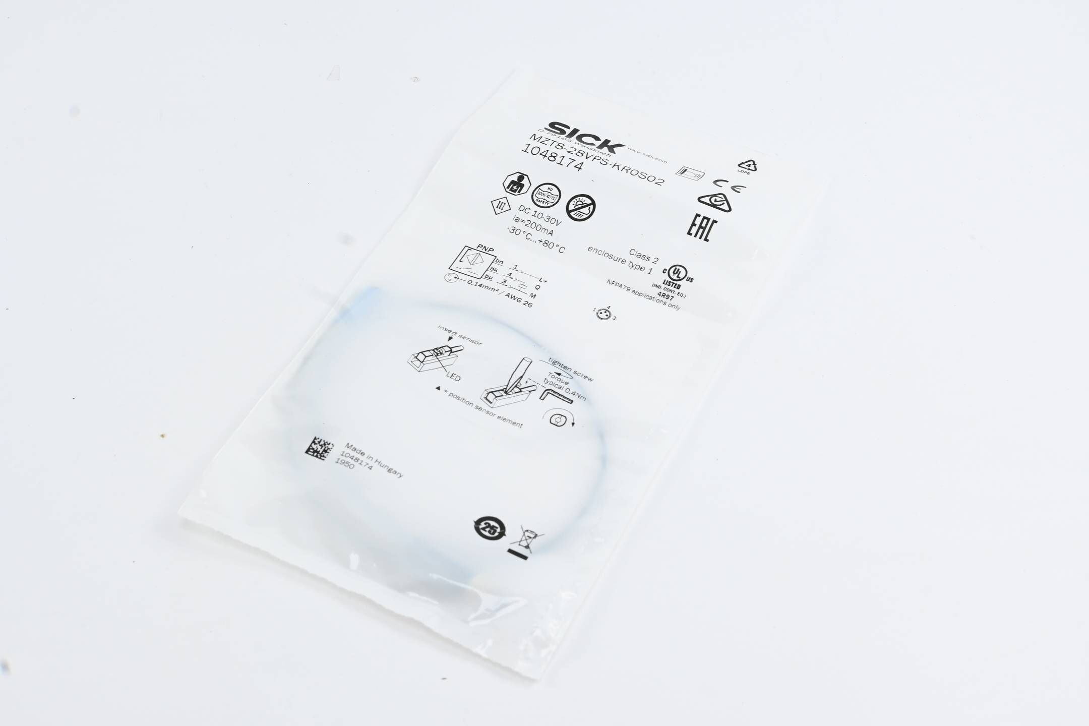 Sick Zylindersensor MZT8-28VPS-KR0S02 ( 1048174 )