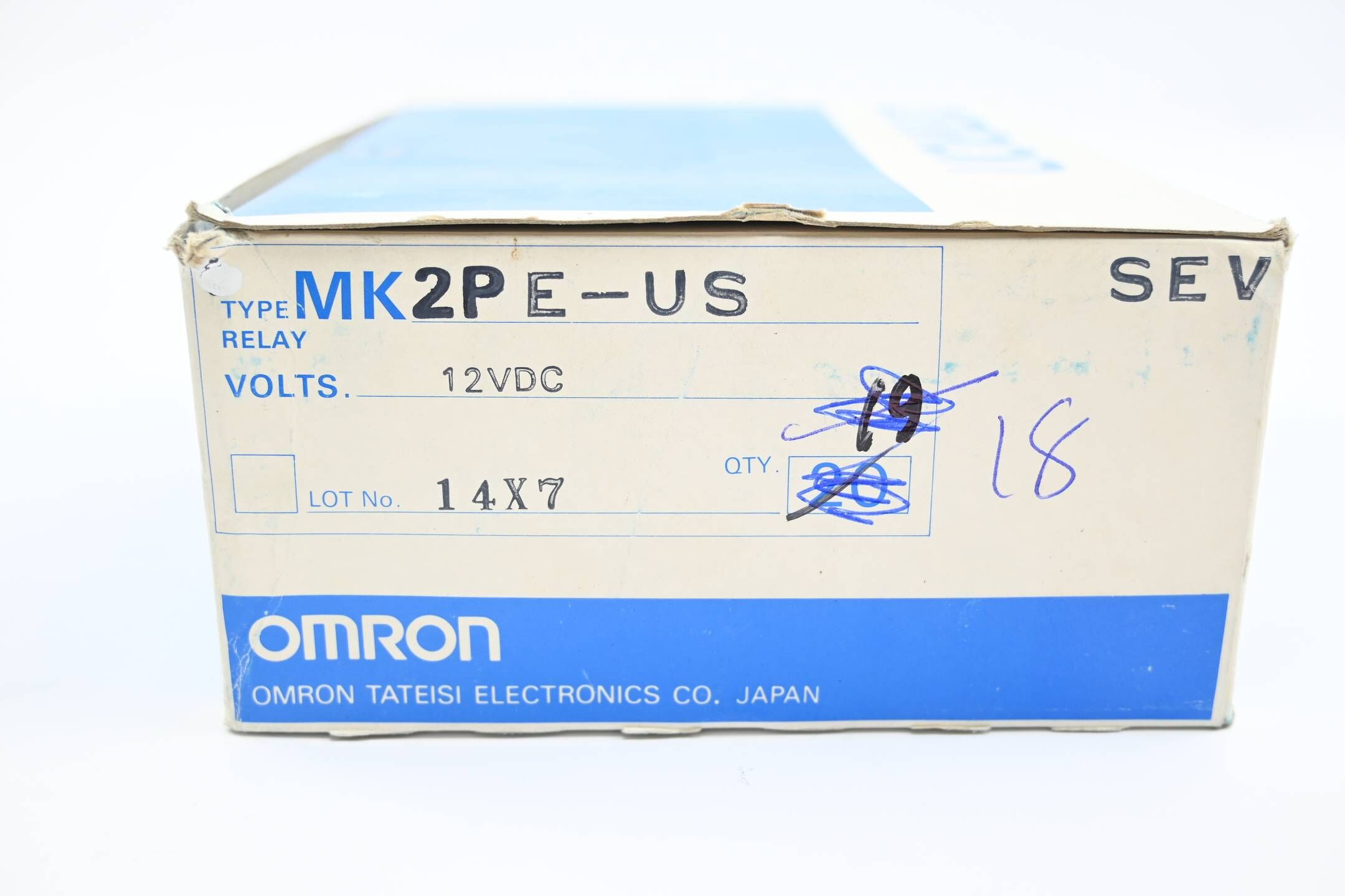 Omron 18 Stück Relais 12 VDC ( MK2PE-US )