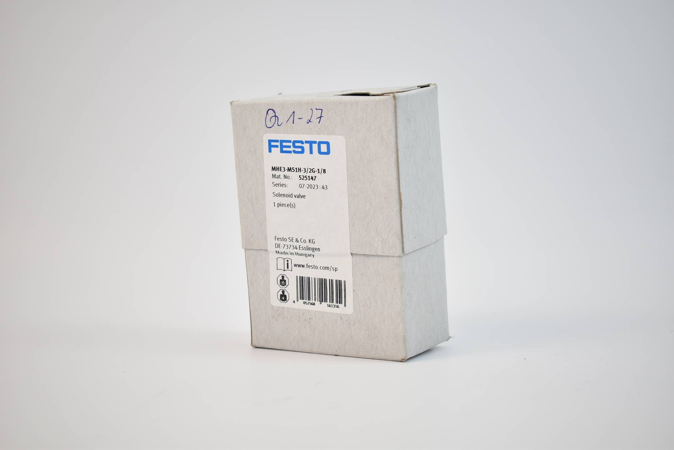Festo Magnetventil MHE3-MS1H-3/2G-1/8 ( 525147 )