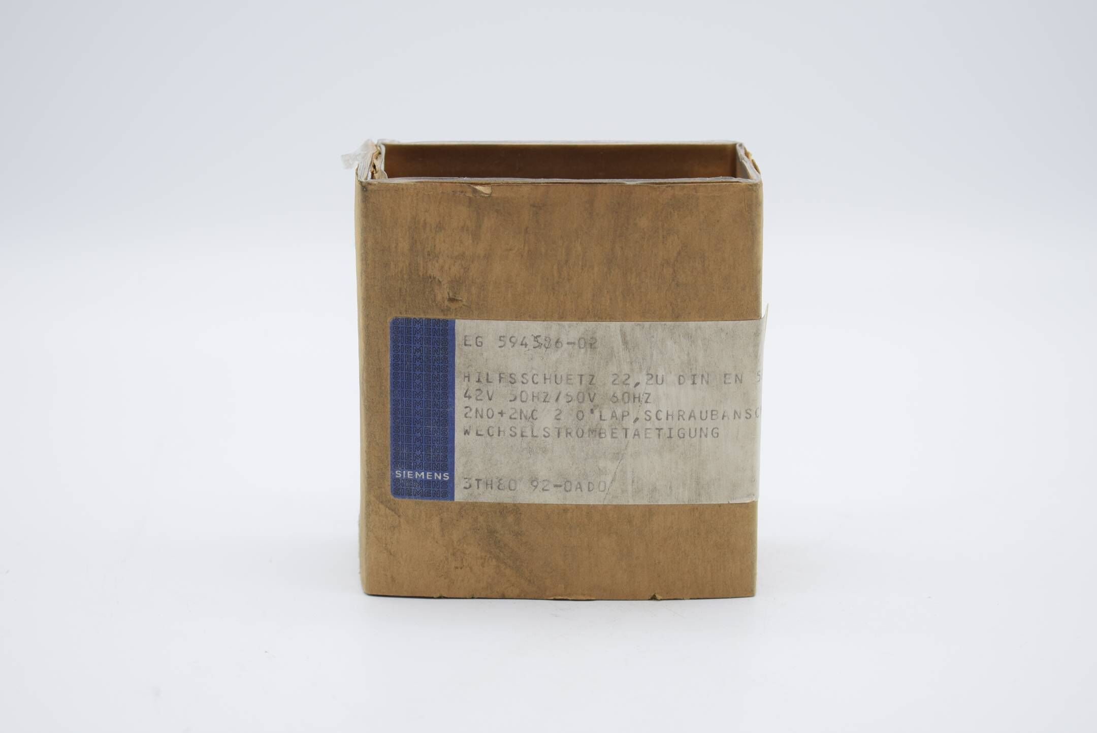 Siemens Hilfsschuetz 22 3TH80 92-0AD0 ( 3TH8092-0AD0 )