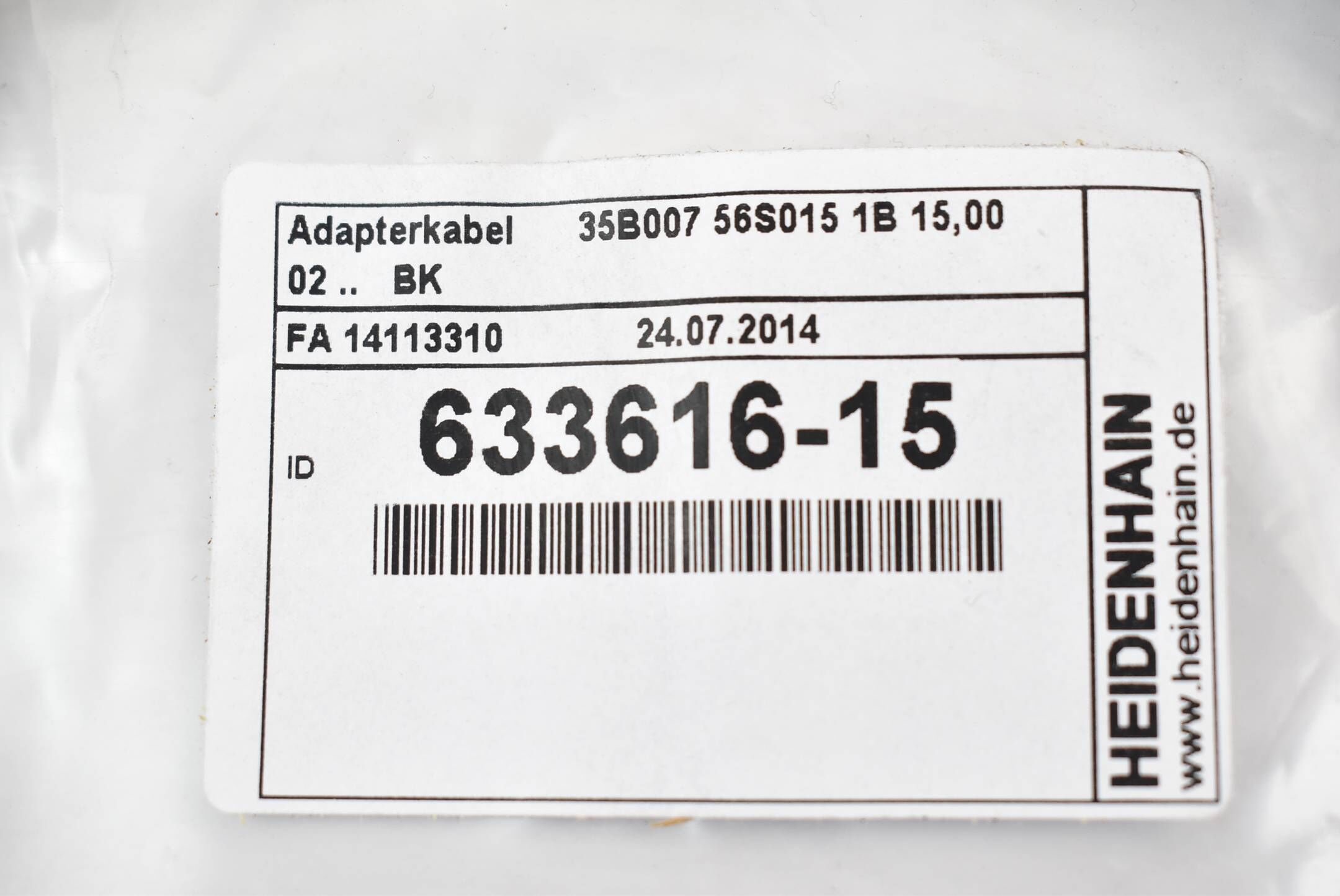Heidenhain Adapterkabel 633616-15 ( 633 616-15 ) 15m