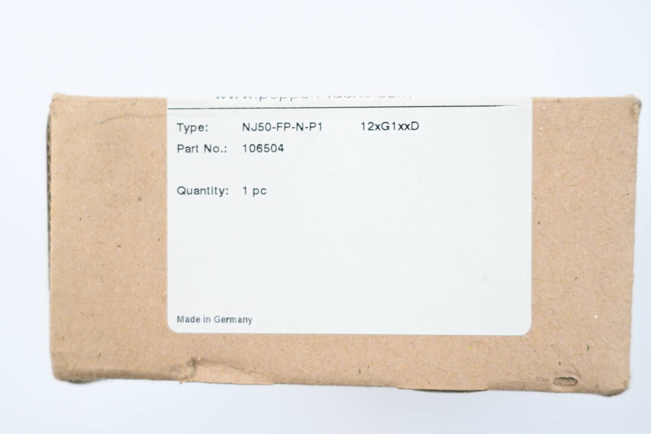 Pepperl + Fuchs induktiver Sensor NJ50-FP-N-P1 ( 106504 )