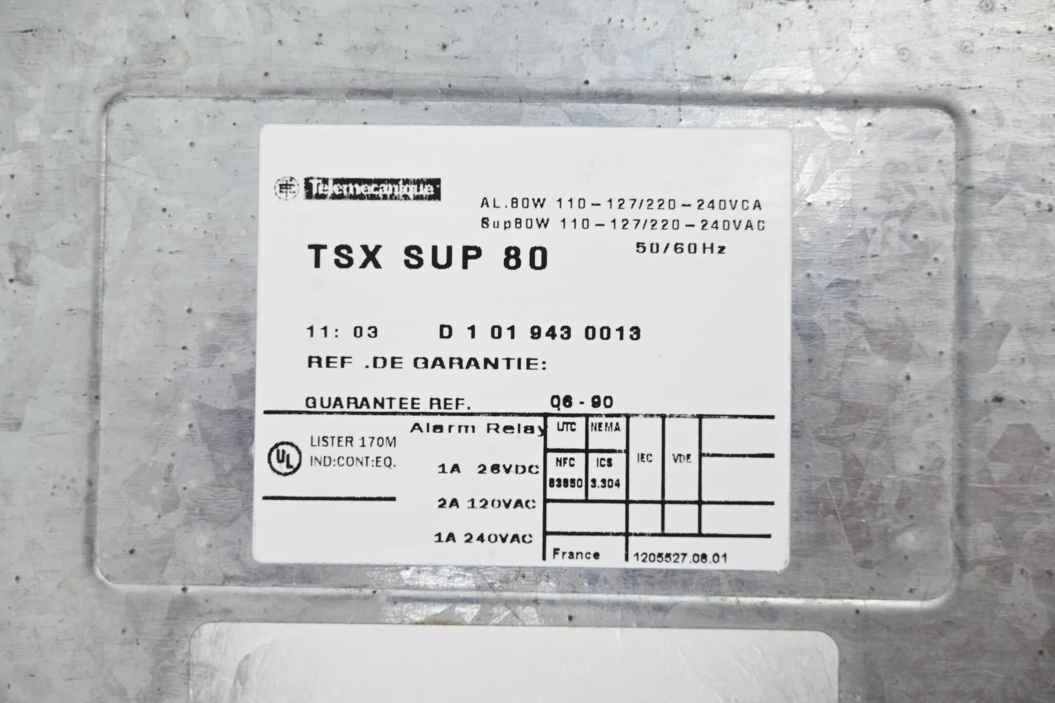 Telemecanique Modicon Power Supply TSX SUP 80 ( TSXSUP80 )