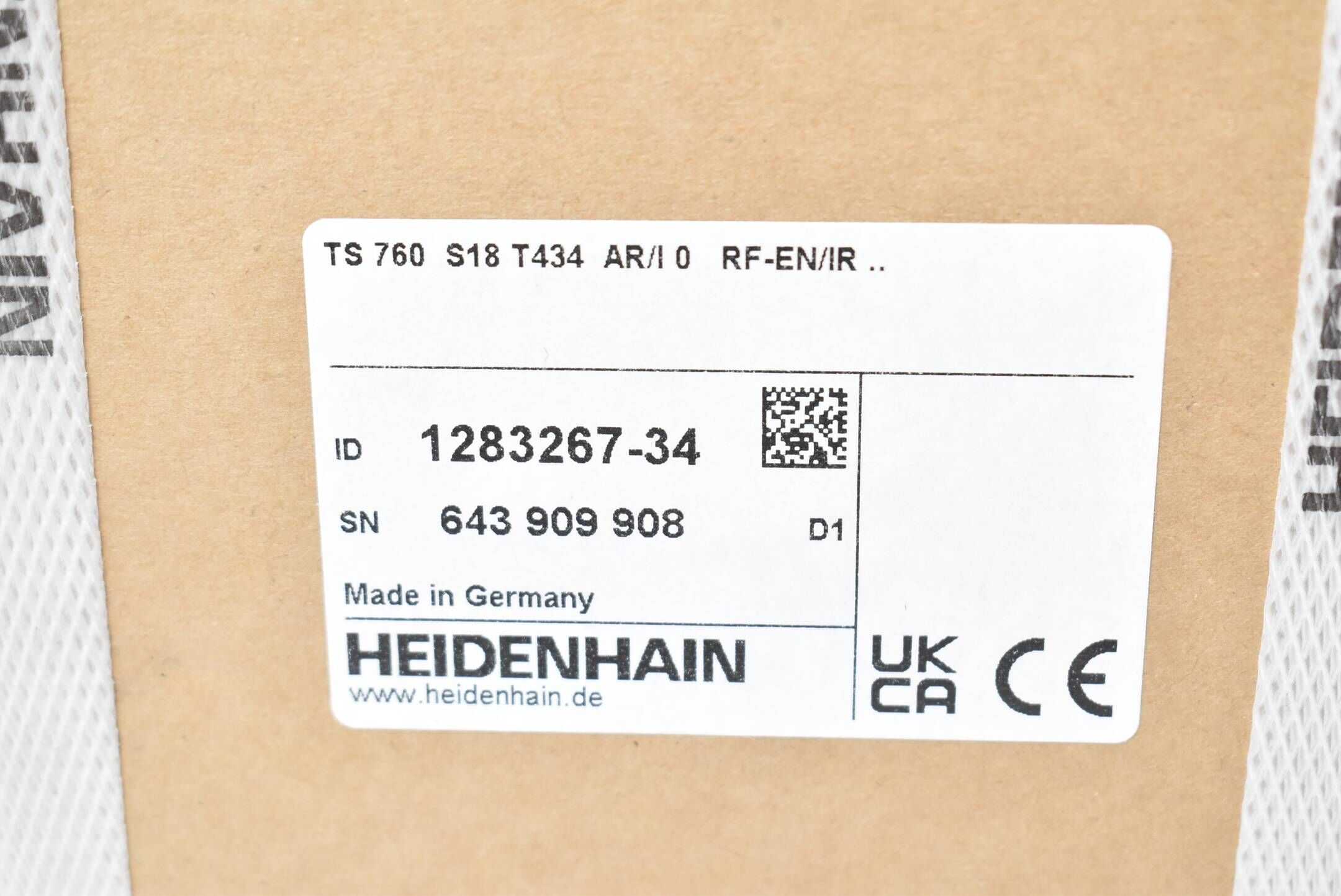 Heidenhain Schaltendes 3D - Tastsystem TS 760 ( 1283267-34  ) Vers. D1