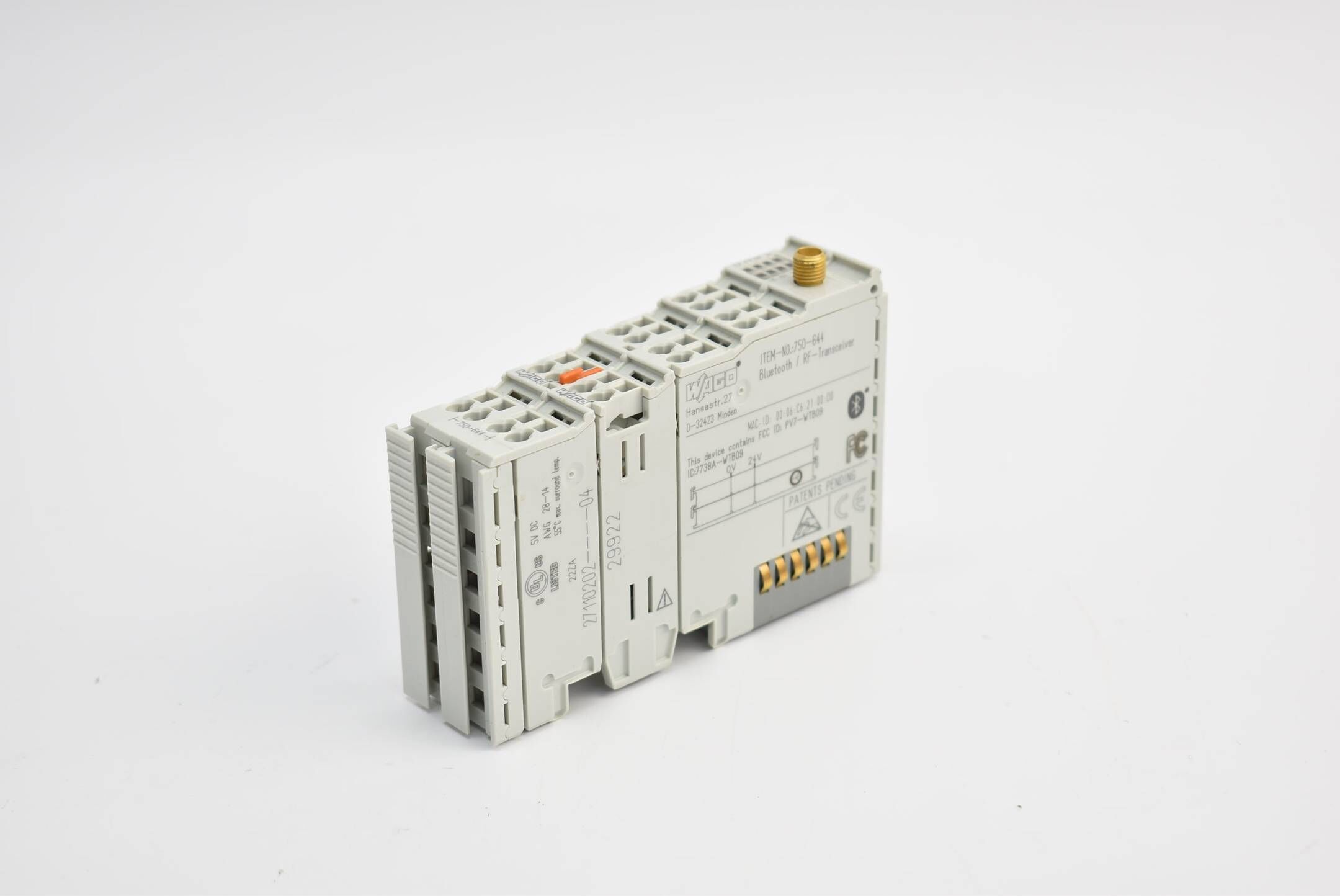 Wago Bluetooth 2.0 RF-Transceiver 750-644