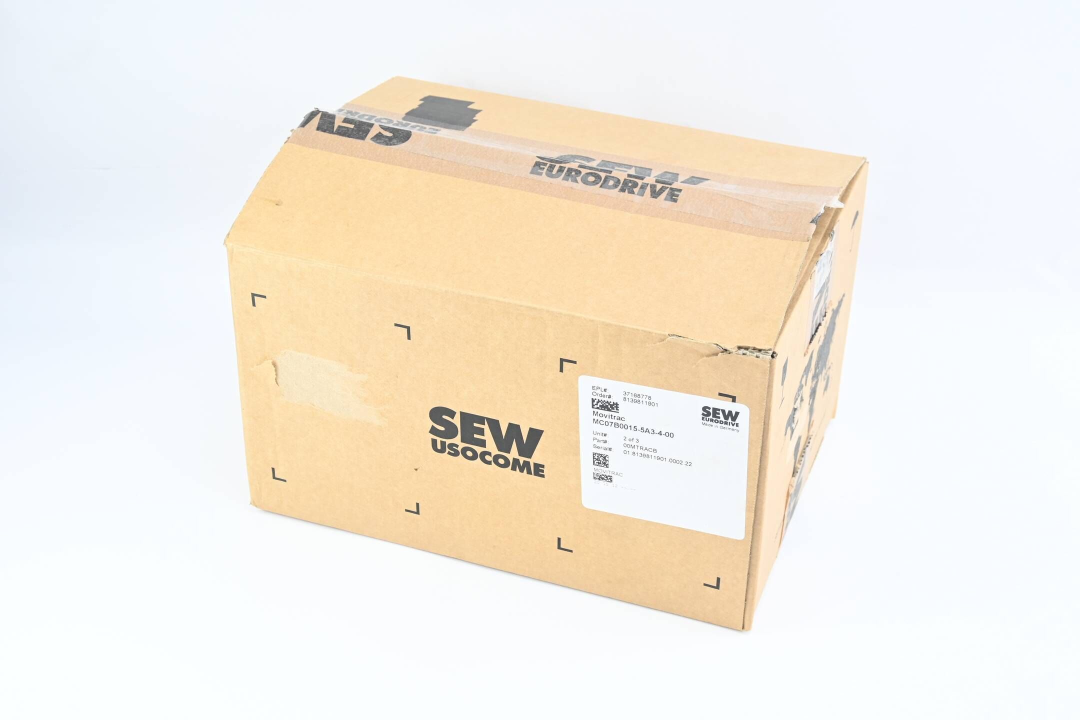 SEW Eurodrive Movitrac Umrichter MC07B0015-5A3-4-00 