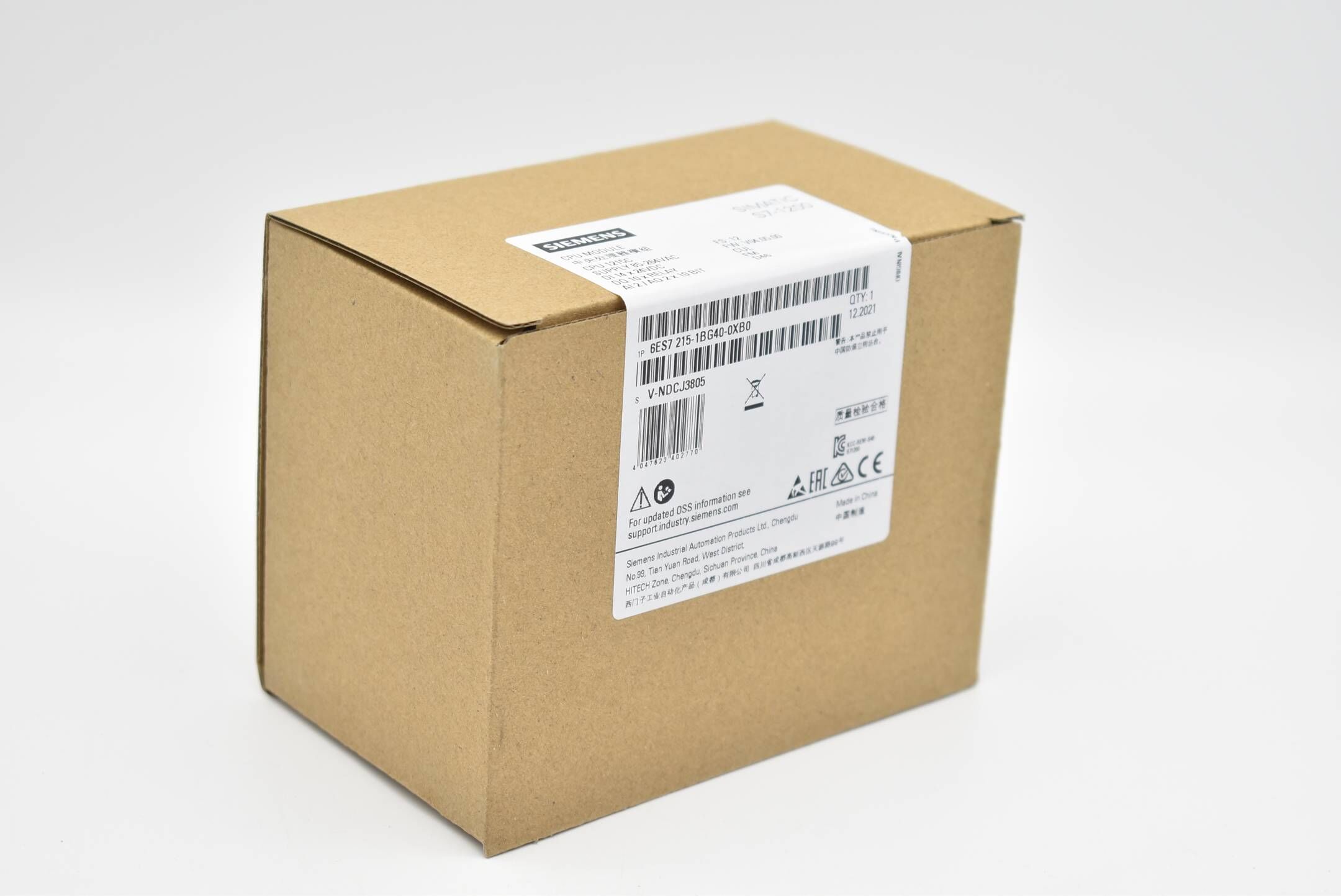 Siemens simatic S7-1200 CPU 1215C 6ES7 215-1BG40-0XB0 ( 6ES7215-1BG40-0XB0 ) E12