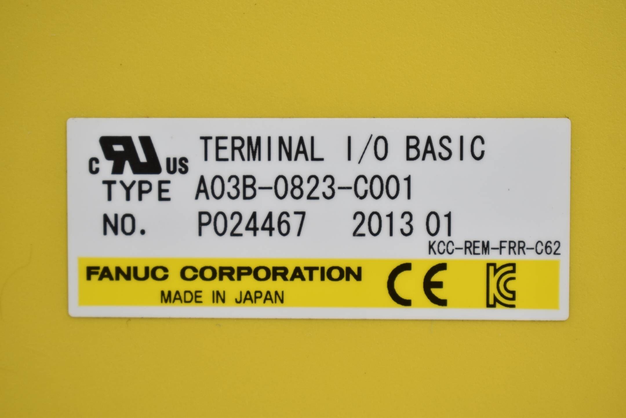 Fanuc Terminal I/O Basic Modul A03B-0823-C001