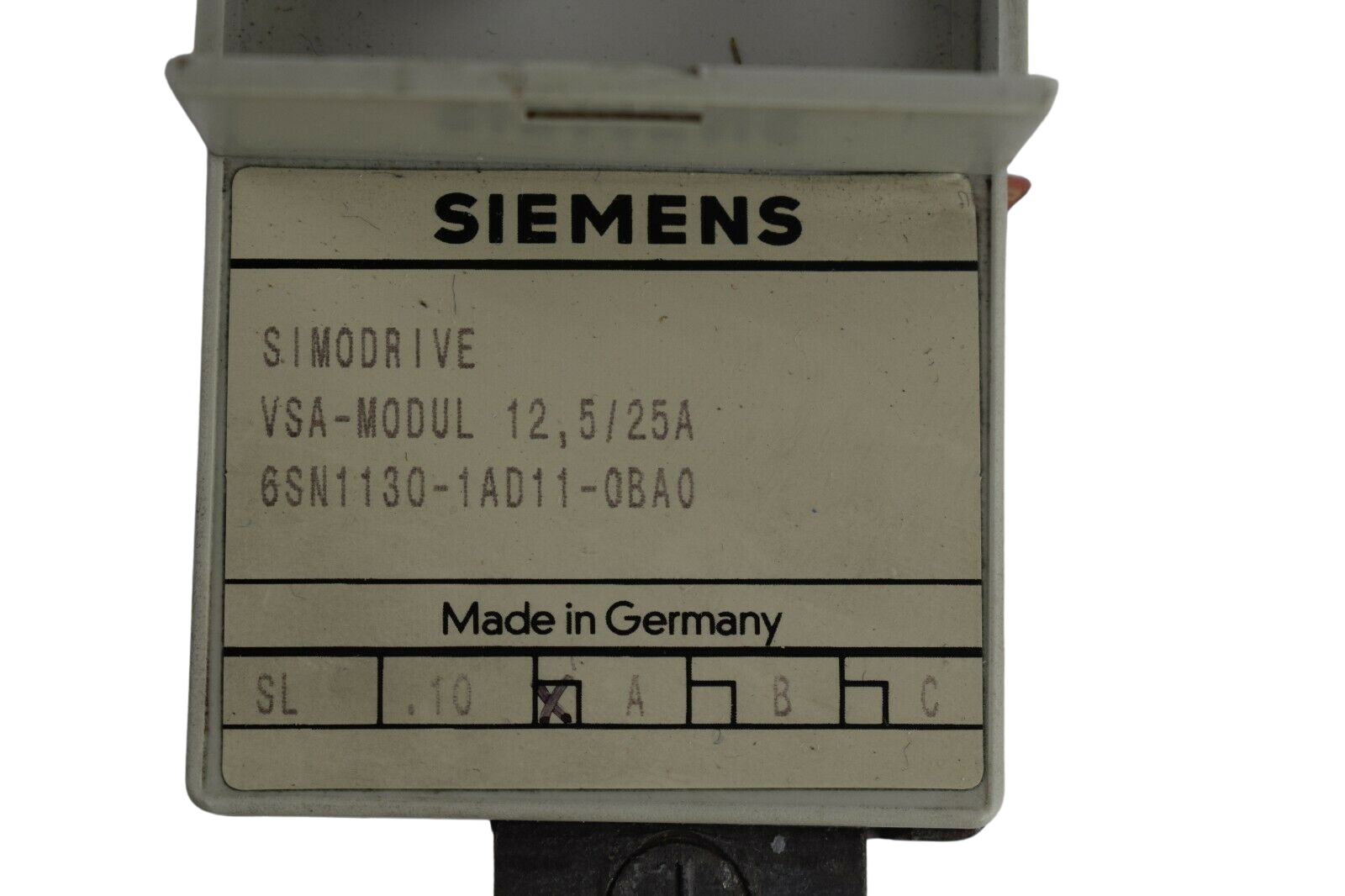 Siemens simodrive VSA-Modul 6SN1 130-1AD11-0BA0 ( 6SN1130-1AD11-0BA0 )