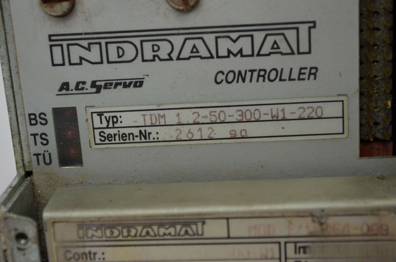 Indramat A.C.Servo Controller TDM 1.2-50-300-W1-220