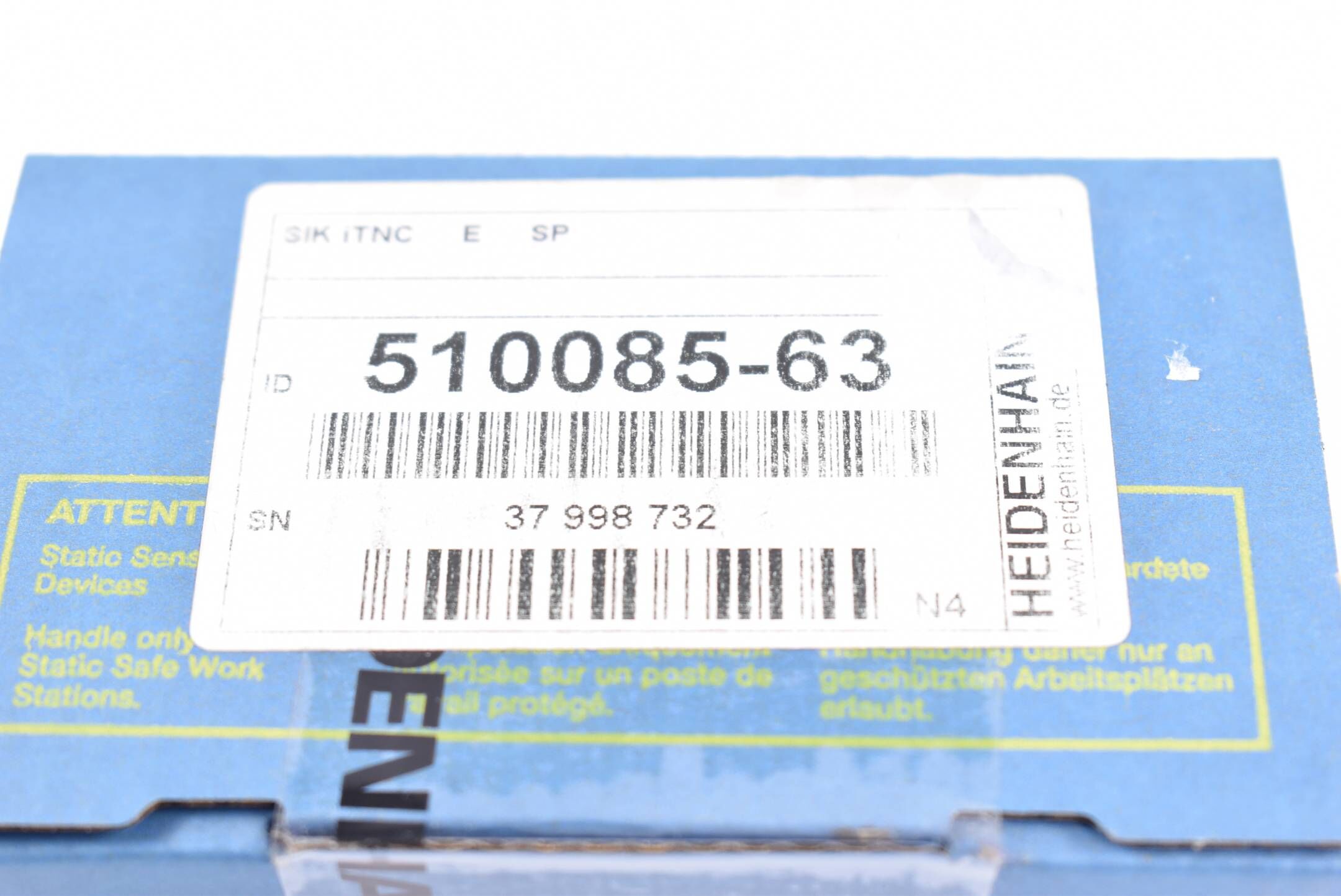 Heidenhain SIK NC-Software-Lizenz für iTNC 510085-63 ( 510 085-63 ) Ver. N4
